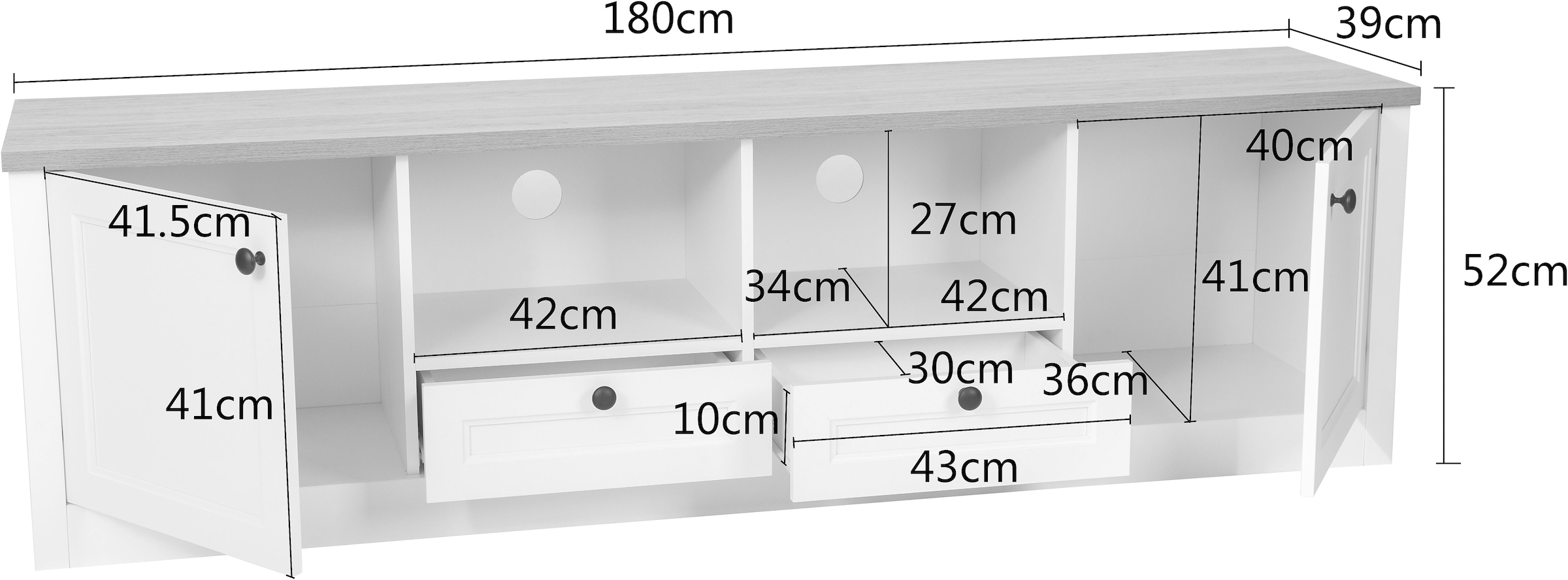 OTTO home TV-Board »Ismund«