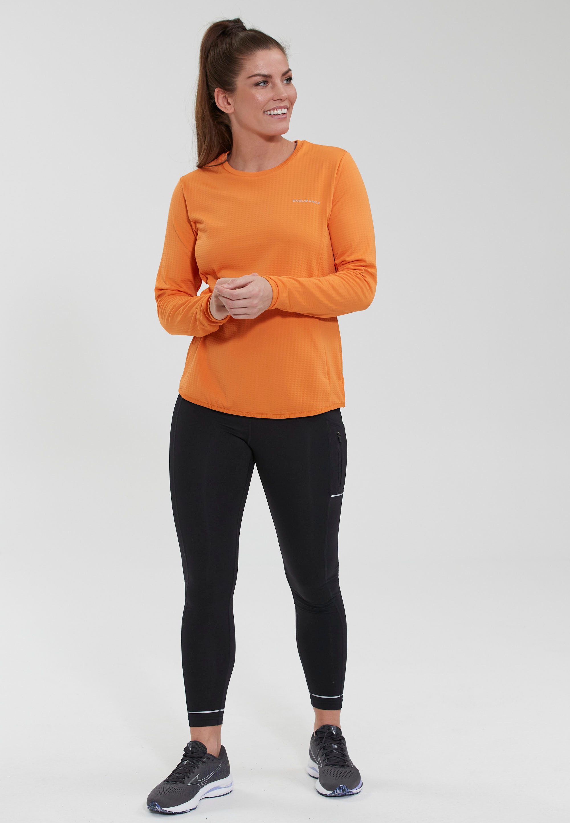 ENDURANCE Funktionsshirt »Leah«, (1 tlg.), mit reflektierenden Details