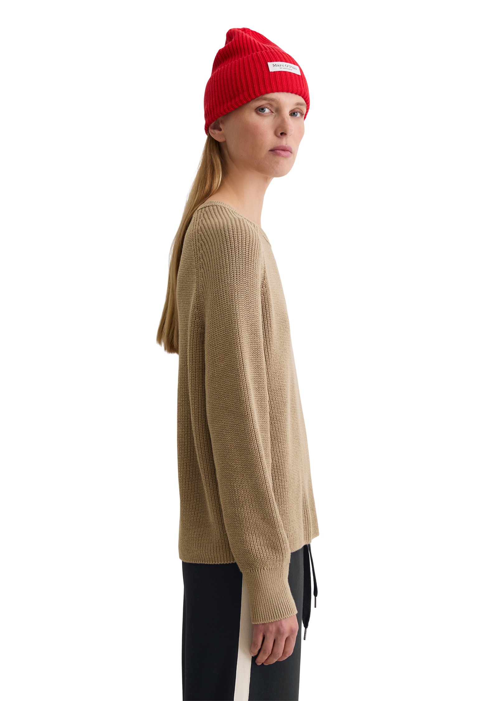 Marc O'Polo Rundhalspullover »aus Heavy-Weight-Organic-Cotton«