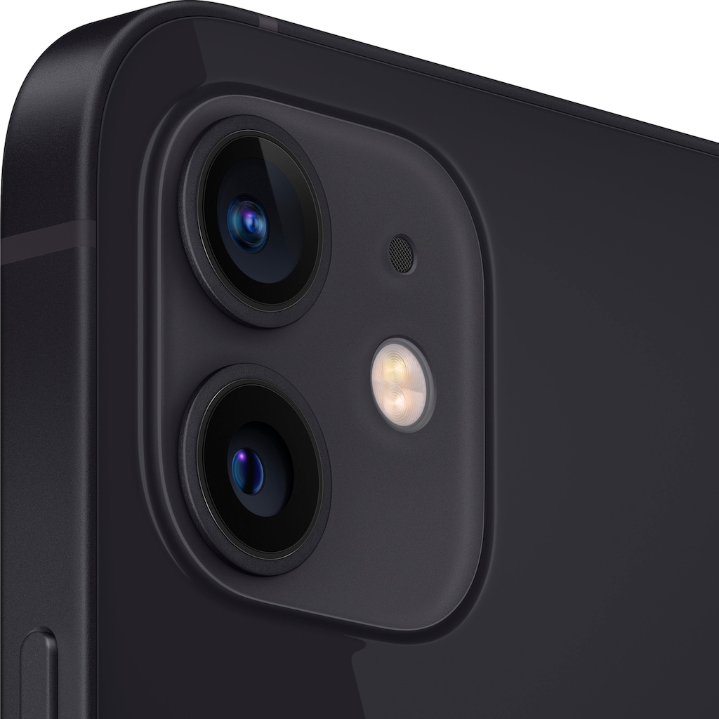 Apple Smartphone »iPhone 12 128GB«, schwarz, 15,5 cm/6,1 Zoll, 128 GB Speicherplatz, 12 MP Kamera