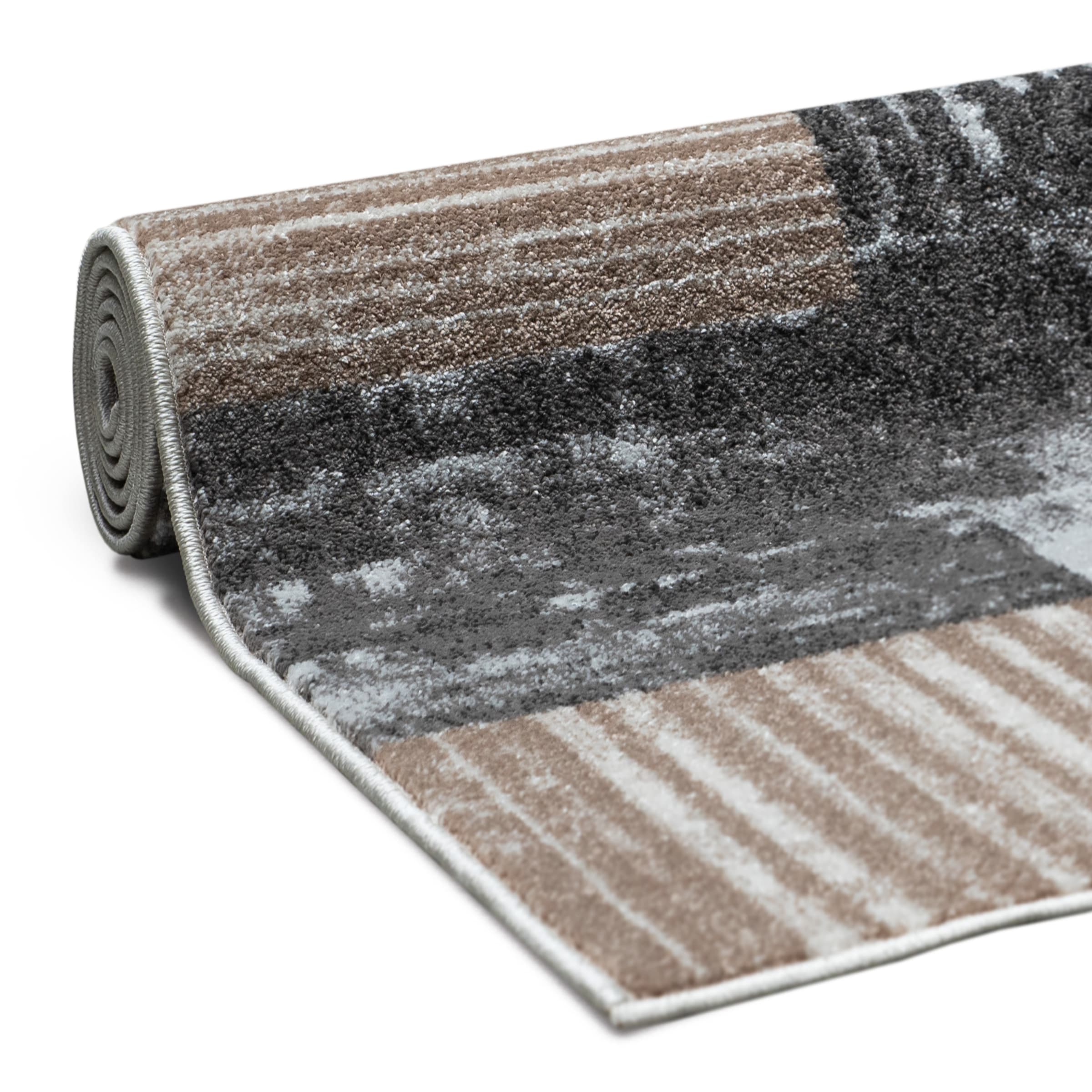 OTTO home Teppich »Lunari, Vintage-Karo Design«, rechteckig, 9 mm Höhe, modern, weiche Haptik, Wohnzimmer, Esszimmer, Schlafzimmer