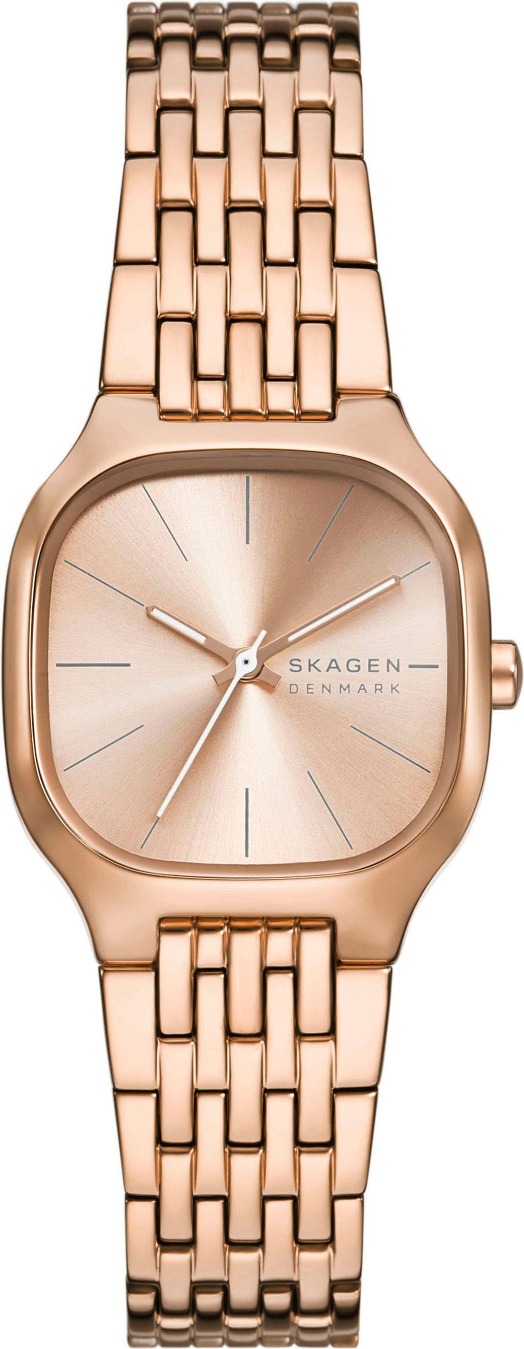 Skagen Quarzuhr »MELLEM LILLE«, Armbanduhr, Damenuhr, Edelstahlarmband, analog