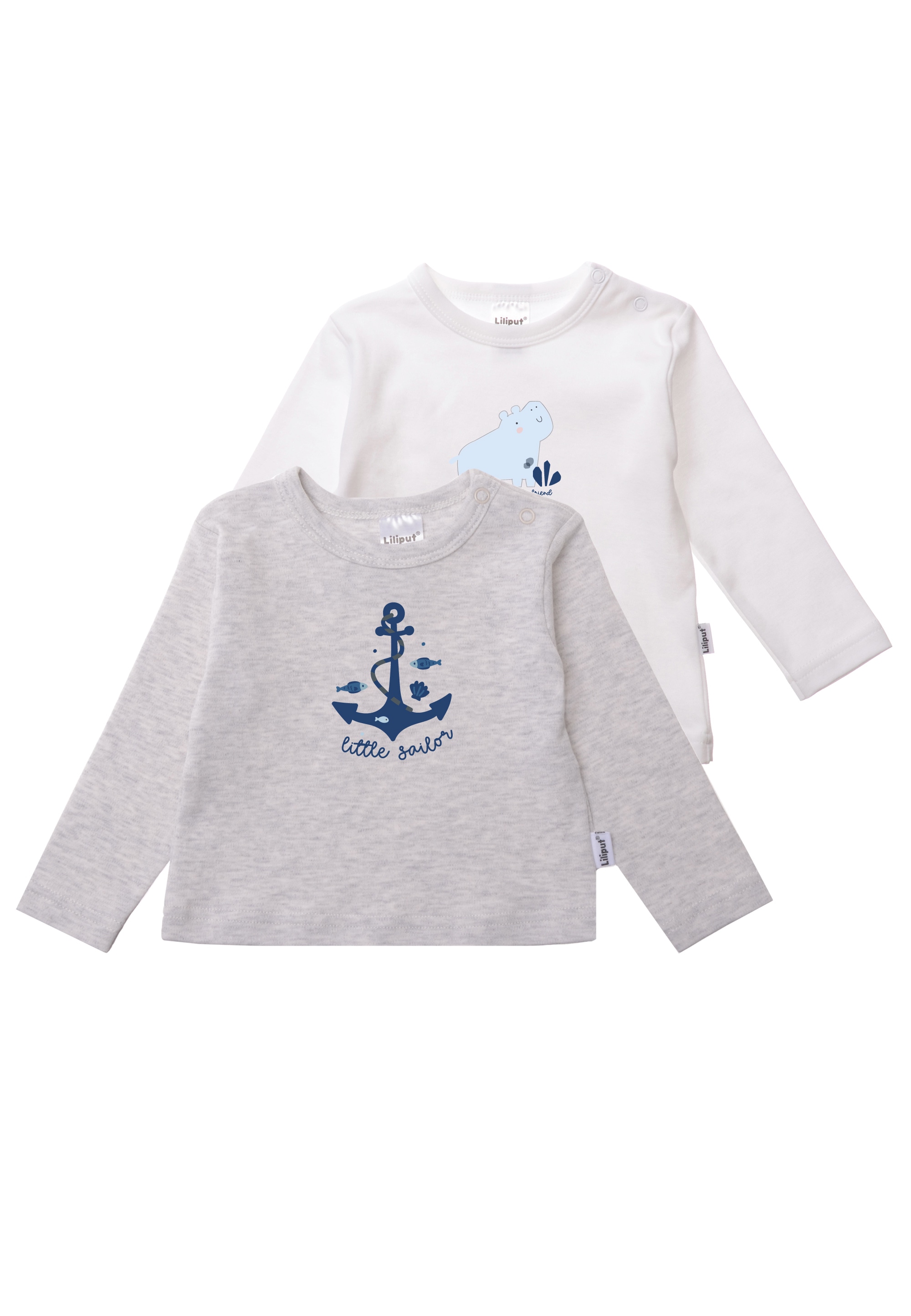 Liliput T-Shirt »Little Sailor«, 2er-Pack aus weichem Baumwoll-Material  bestellen | BAUR