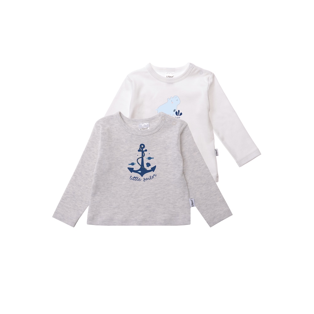 Liliput T-Shirt »Little Sailor«, 2er-Pack aus weichem Baumwoll-Material