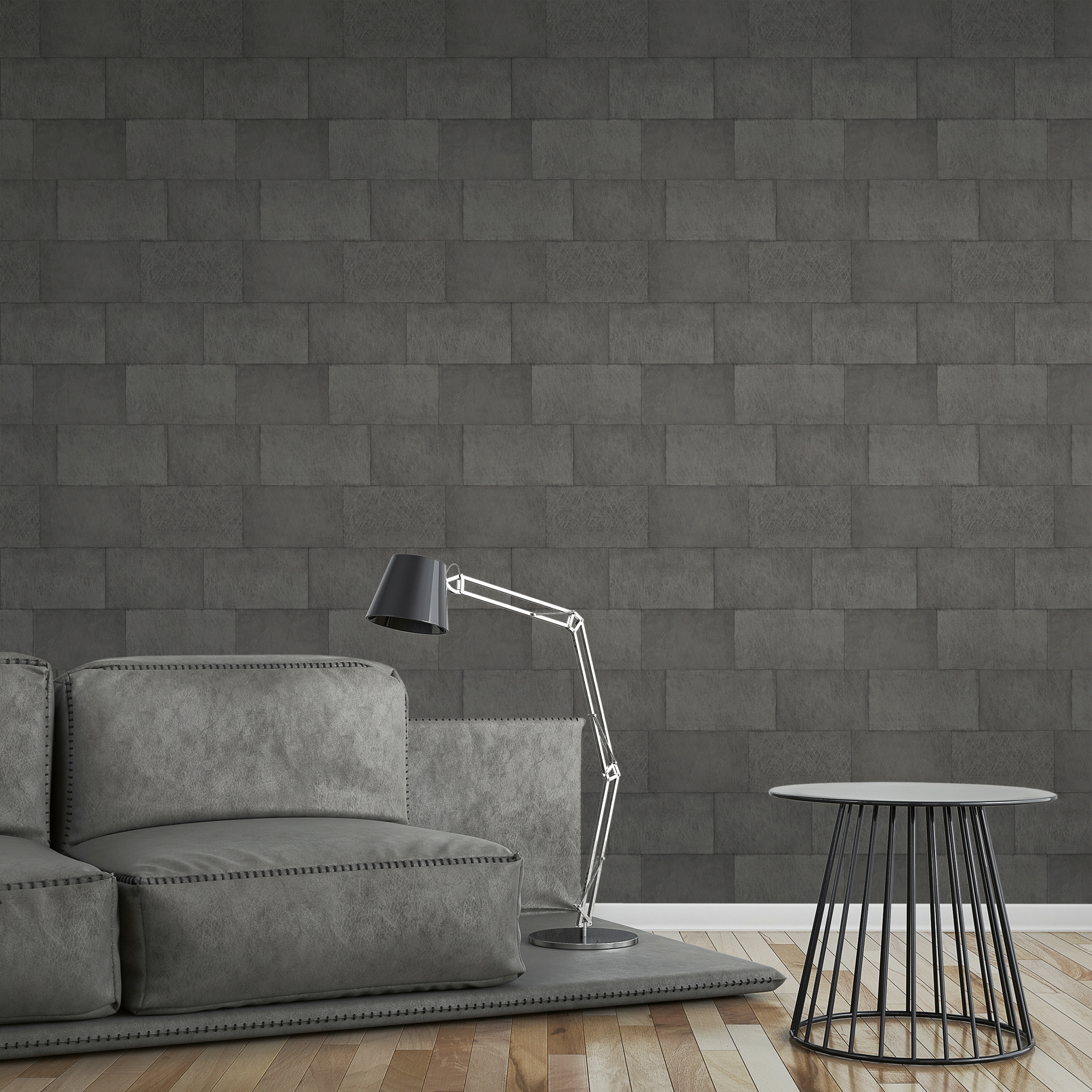 »Titanium«, walls BAUR kaufen living Moderne Tapete Steinoptik online Steinoptik, | Vliestapete