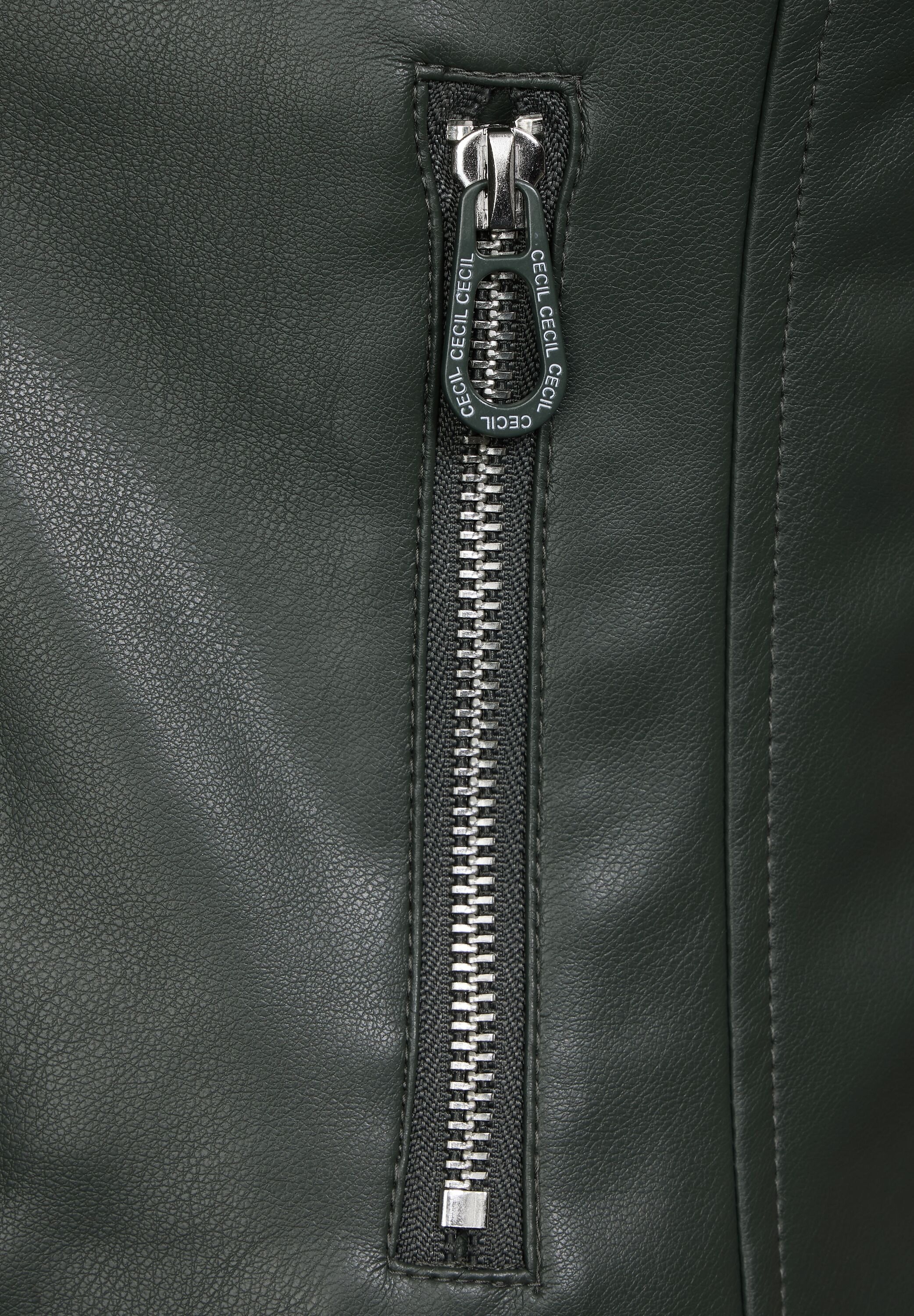 Cecil Bikerjacke, ohne Kapuze, mit asymmetrichem Reißverschluss