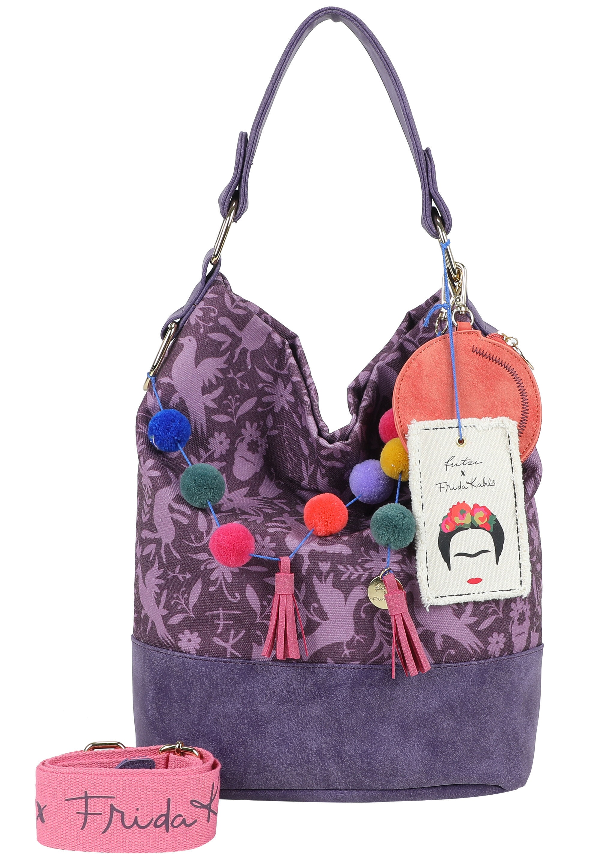 Fritzi aus Preußen Umhängetasche "Fritzi x Frida Kahlo" mit All-Over-Print