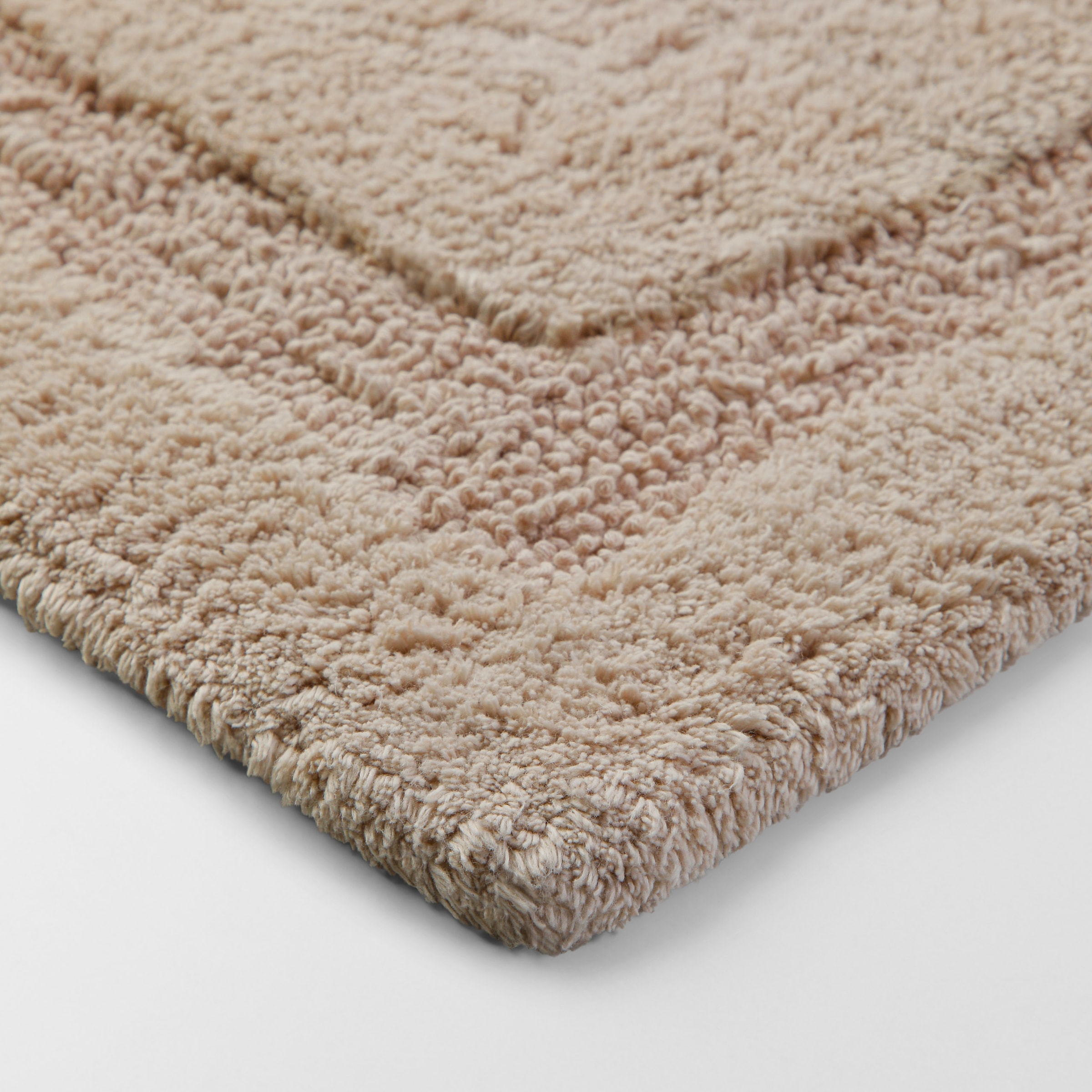 OTTO home Badematte »Meellor« Höhe 20 mm Badteppich, getuftet, modern, Uni, antirutsch, flauschig, Baumwolle