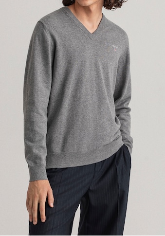 V-Ausschnitt-Pullover »Classic Cotton V-Neck«