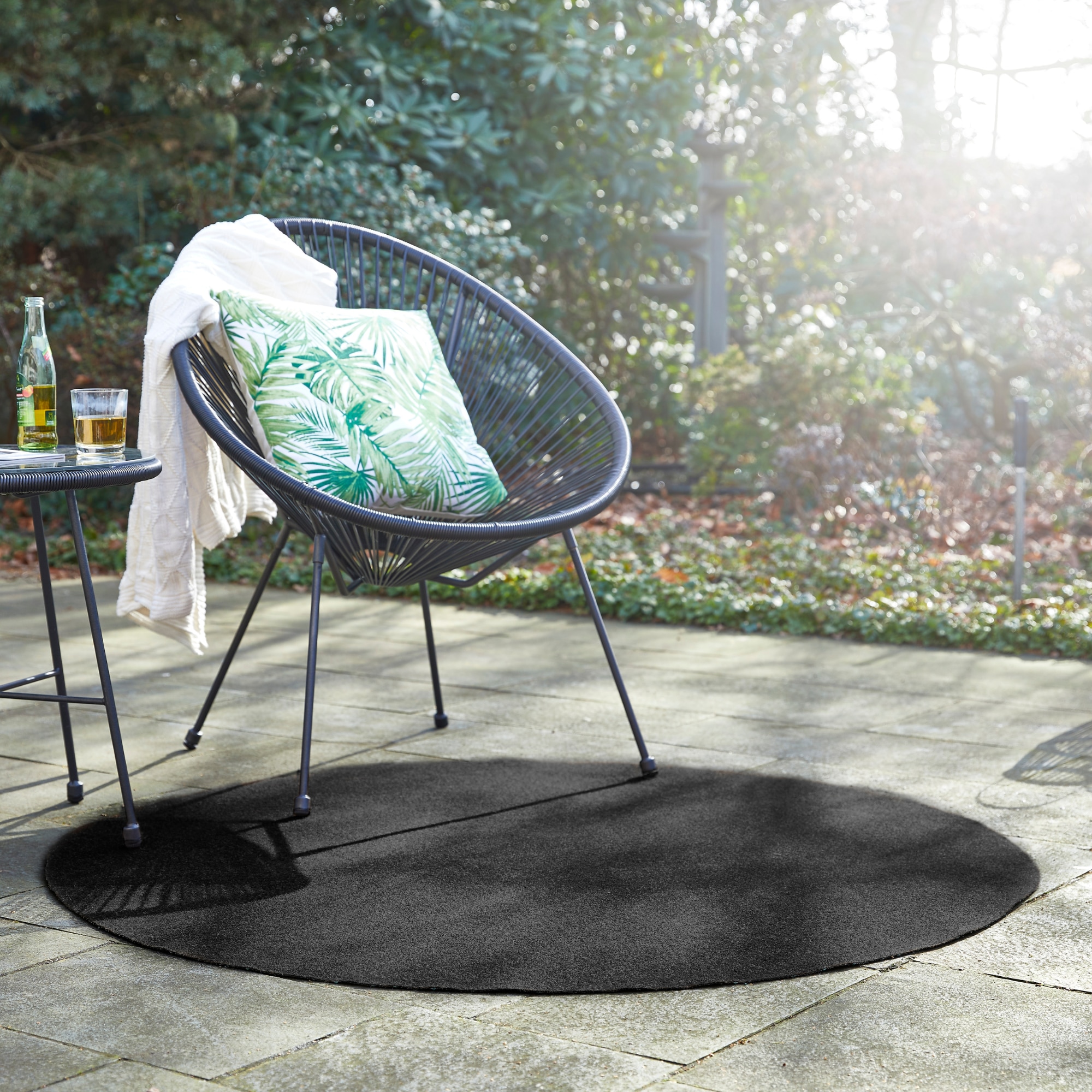 Andiamo Kunstrasen "Field, Made in Belgium", rund, 4 mm Höhe, Rasenteppich günstig online kaufen