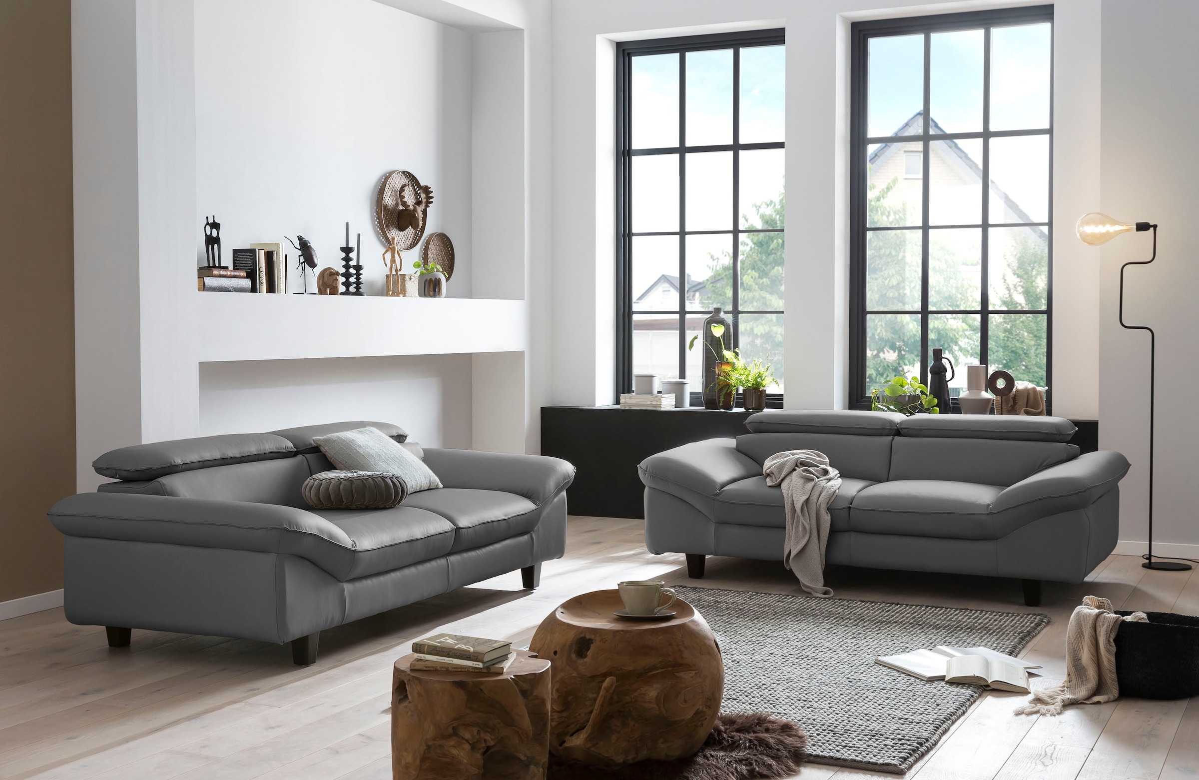 Home affaire 2-Sitzer »Pilot« Big-Sofa mit Kopfteilverstellung