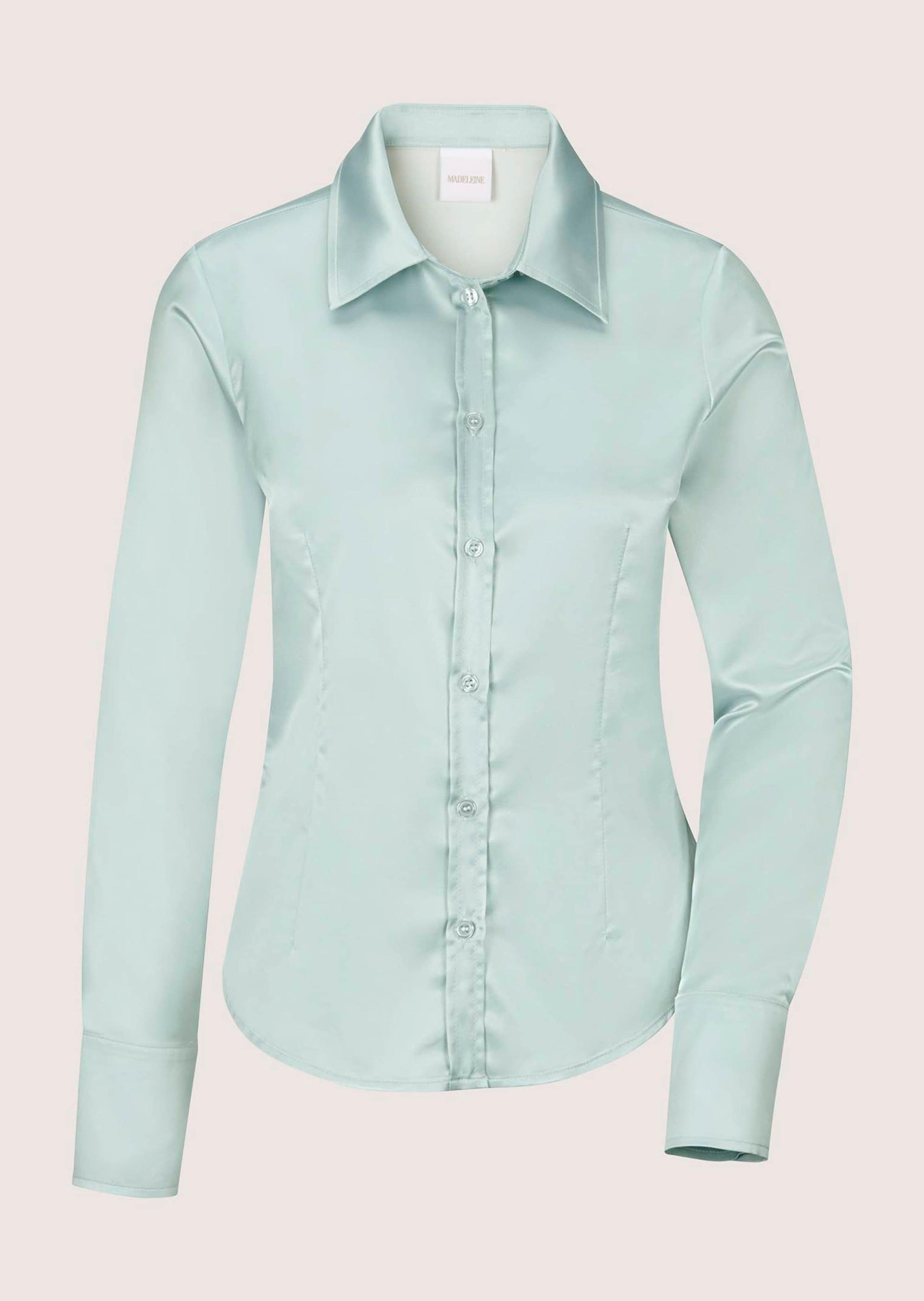MADELEINE Hemdbluse "Bluse Hemdbluse mit glänzendem Finish" günstig online kaufen