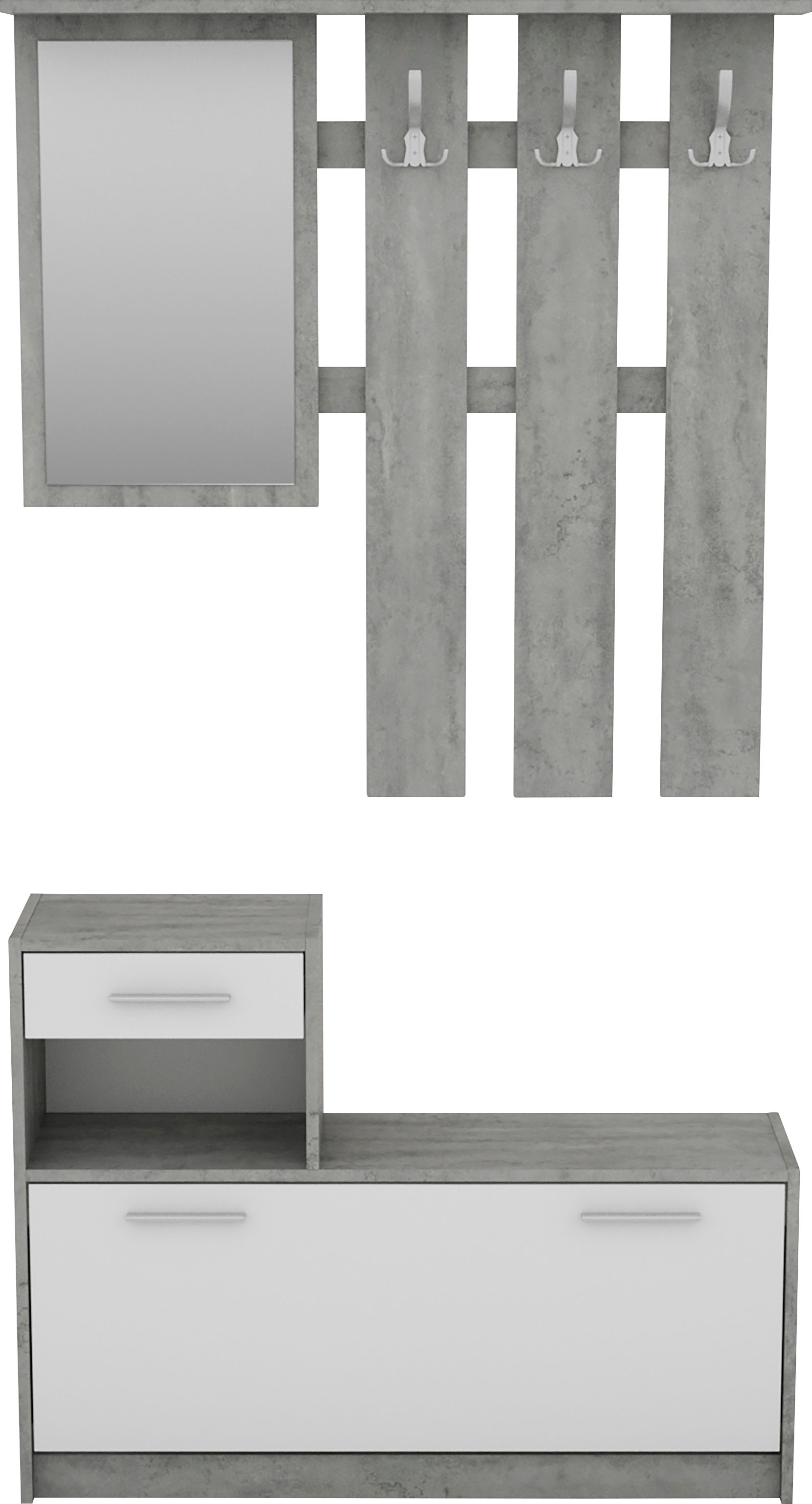 byLIVING Garderoben-Set "Tamina" 2 Stk. tlg. günstig online kaufen