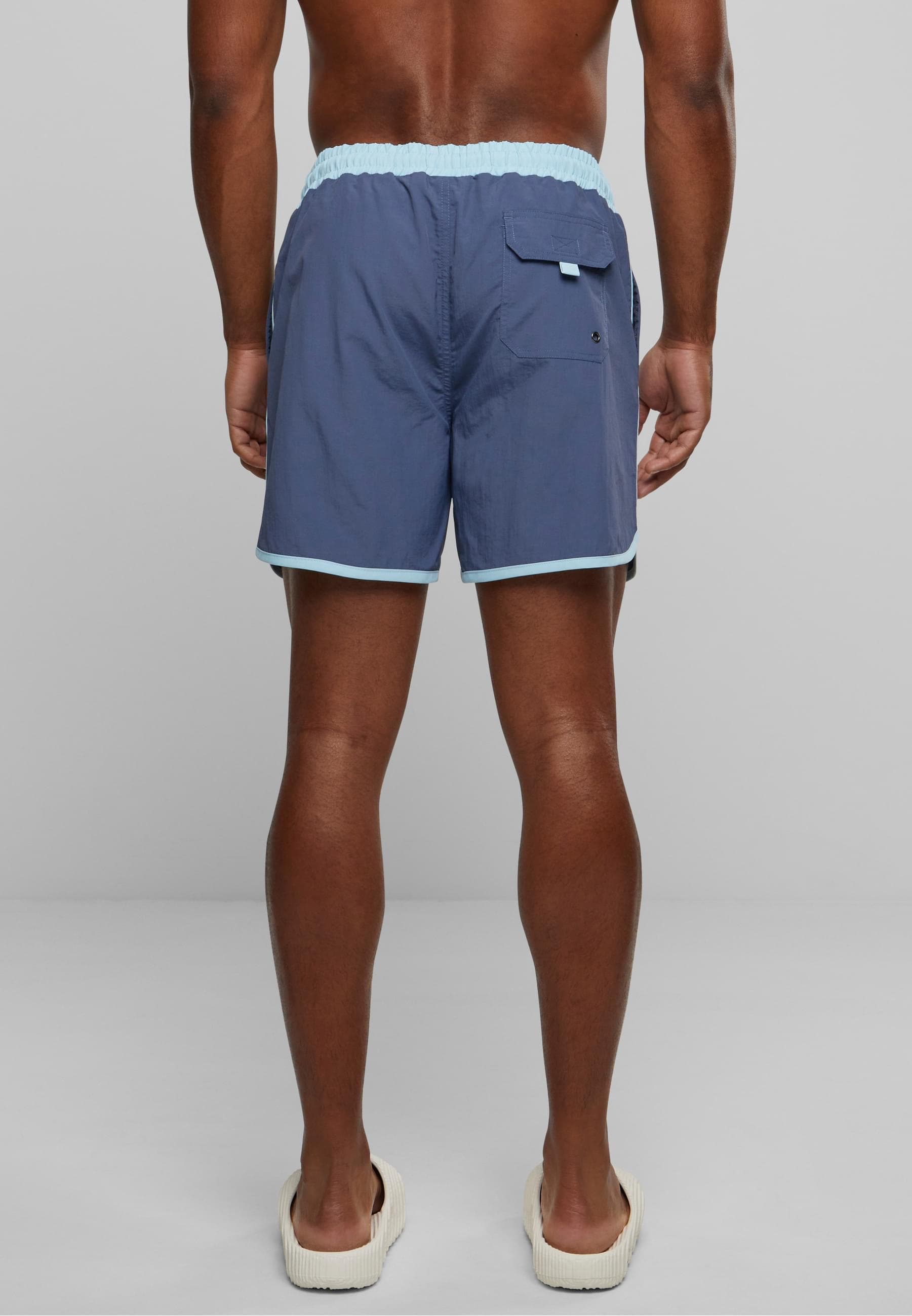 URBAN CLASSICS Badeshorts »Urban Classics Herren Retro Swimshorts«