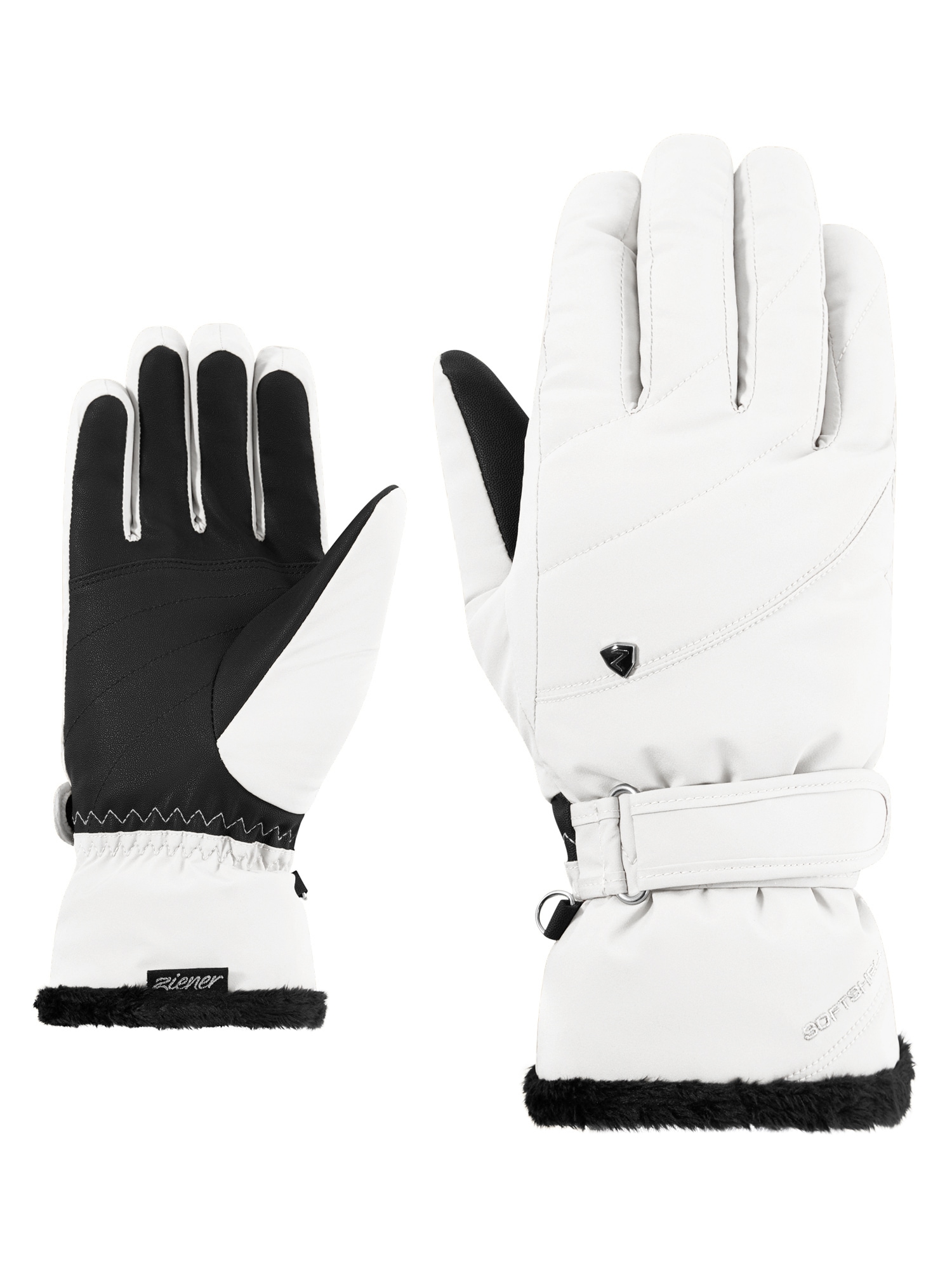 Ziener Skihandschuhe "KEAKA-Z AQUASHIELD PrimaLoft DAMEN" wasserdicht, winddicht, atmungsaktiv, extra warm, Plüschfutter