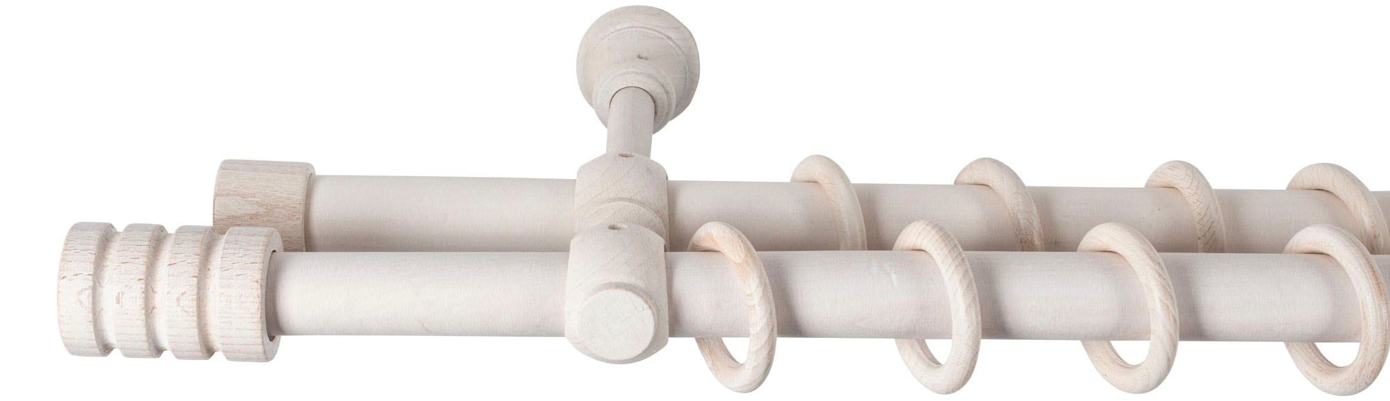SN DECO GROUP Gardinenstange »Pisa«, 2 läufig-läufig, Fixmaß