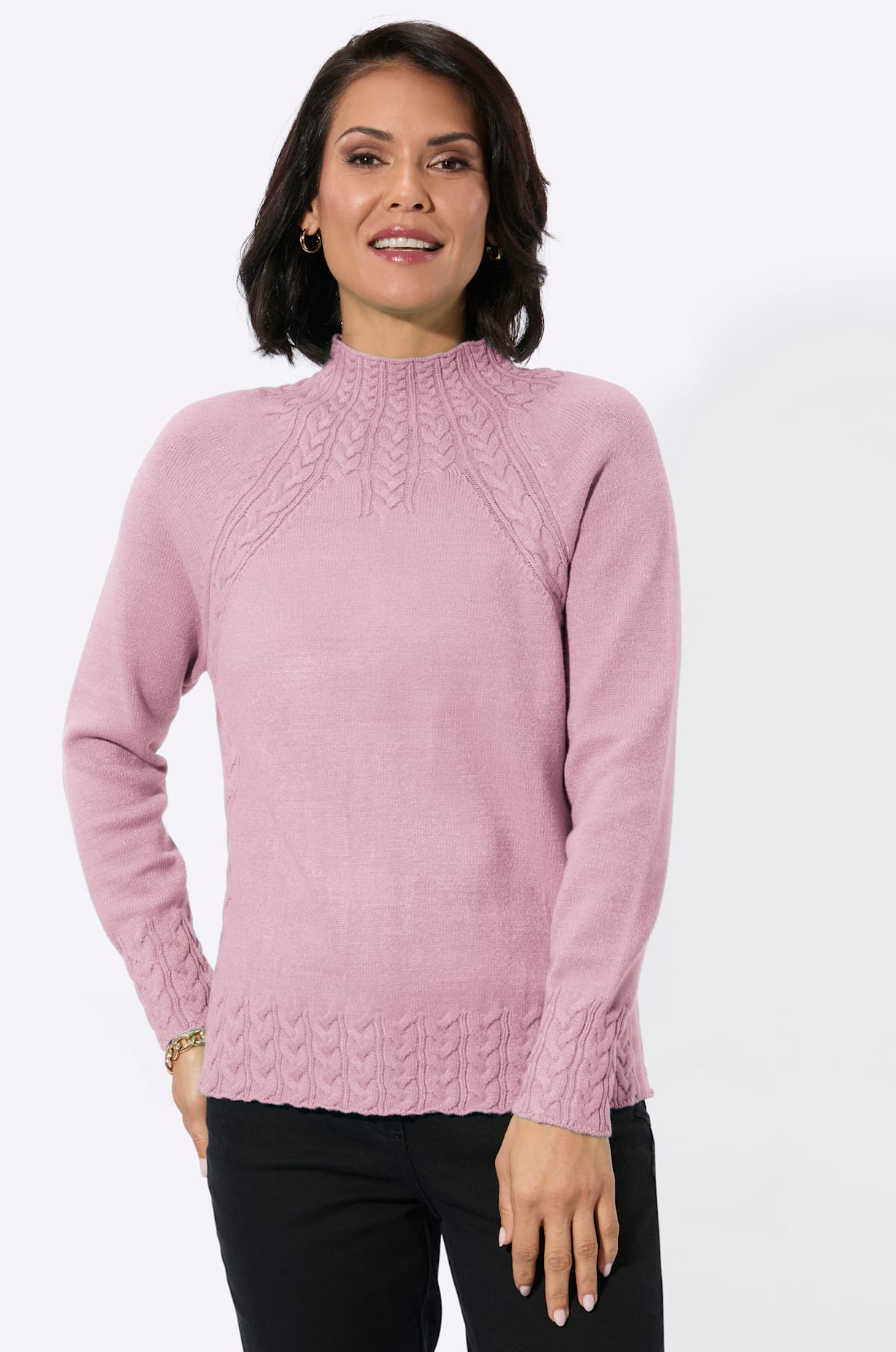 Casual Looks Stehkragenpullover "Stehkragen-Pullover"