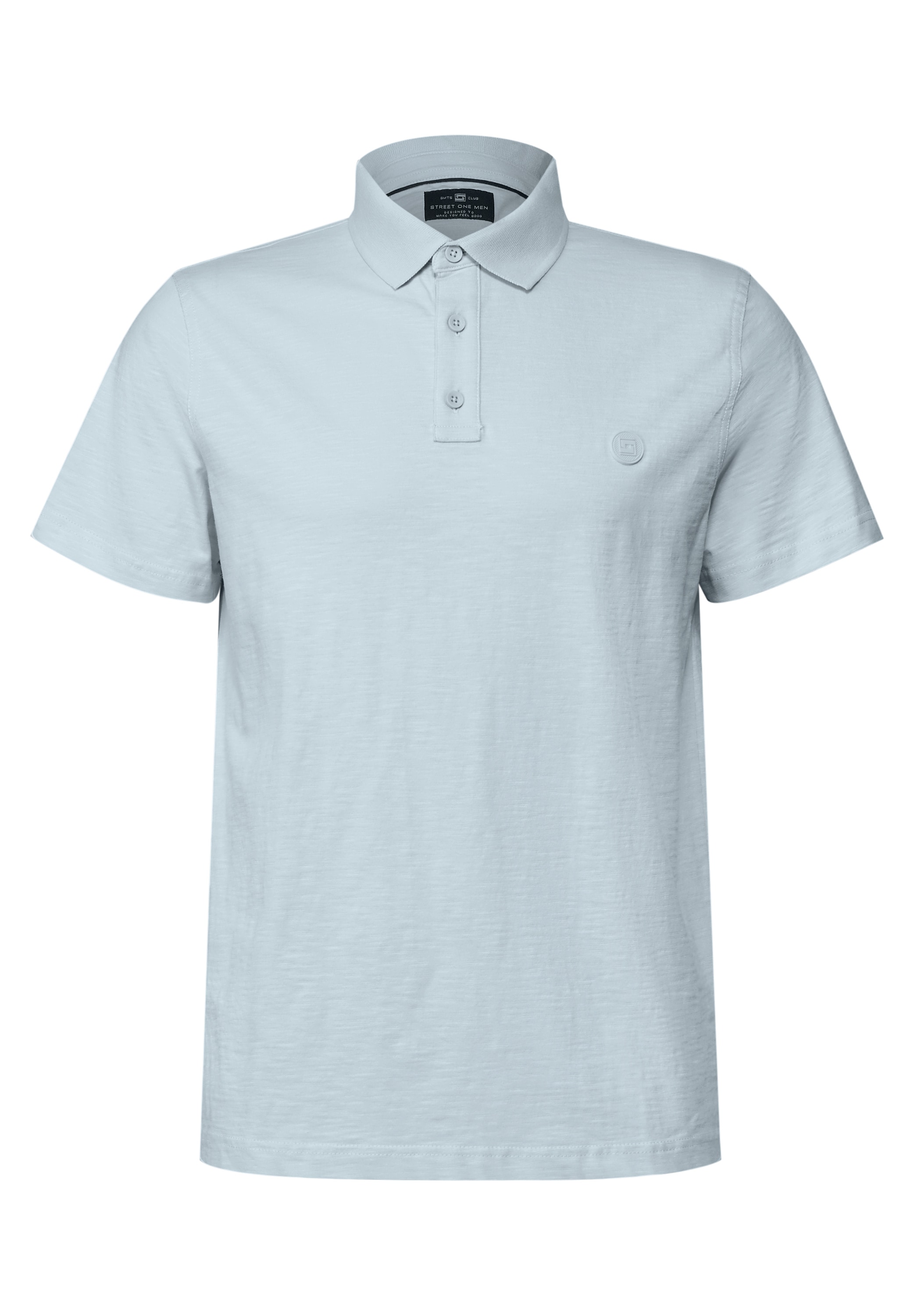 STREET ONE MEN Poloshirt, aus reiner Baumwolle