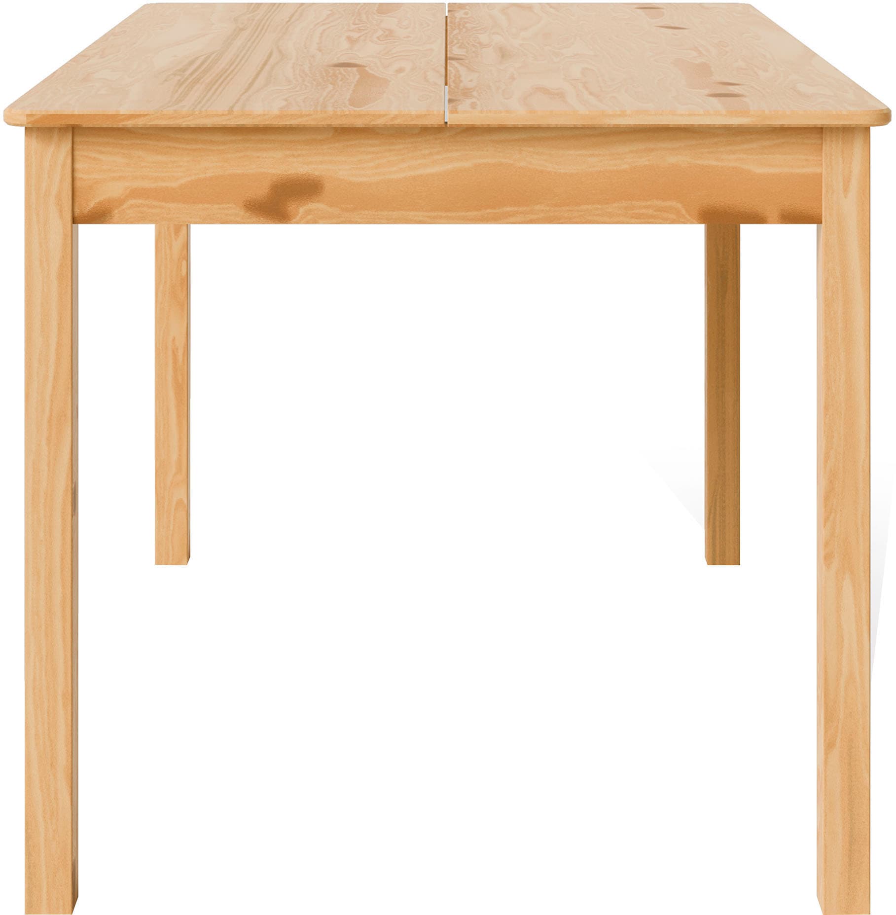 Home affaire Essgruppe »Malmö«, (Set, 5 tlg.), bestehend aus Tisch und Stühlen in Kiefer Massivholz naturfarbig