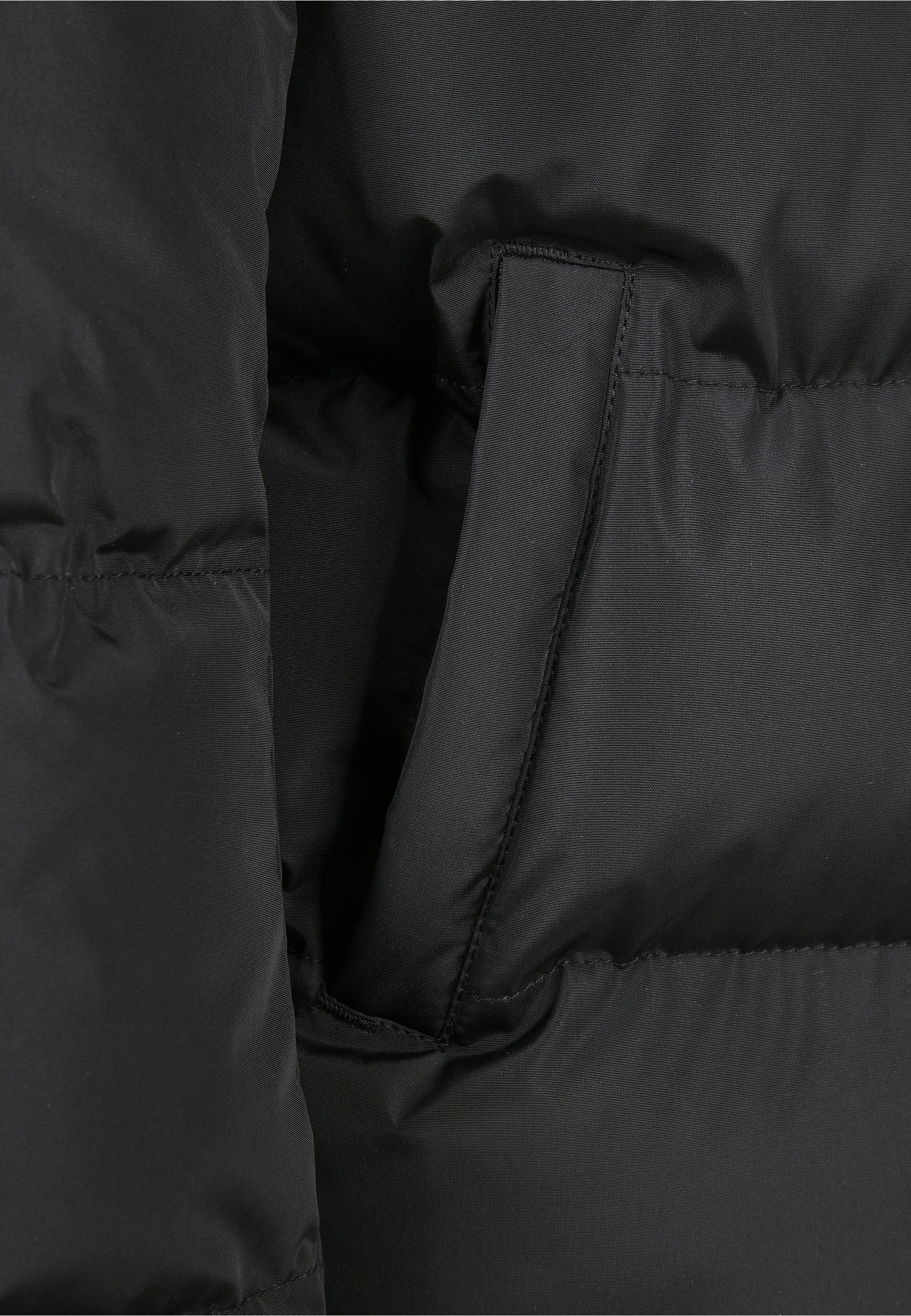 URBAN CLASSICS Winterjacke »Urban Classics Herren Boys Hooded Puffer Jacket« 1 Stk. tlg. mit Kapuze