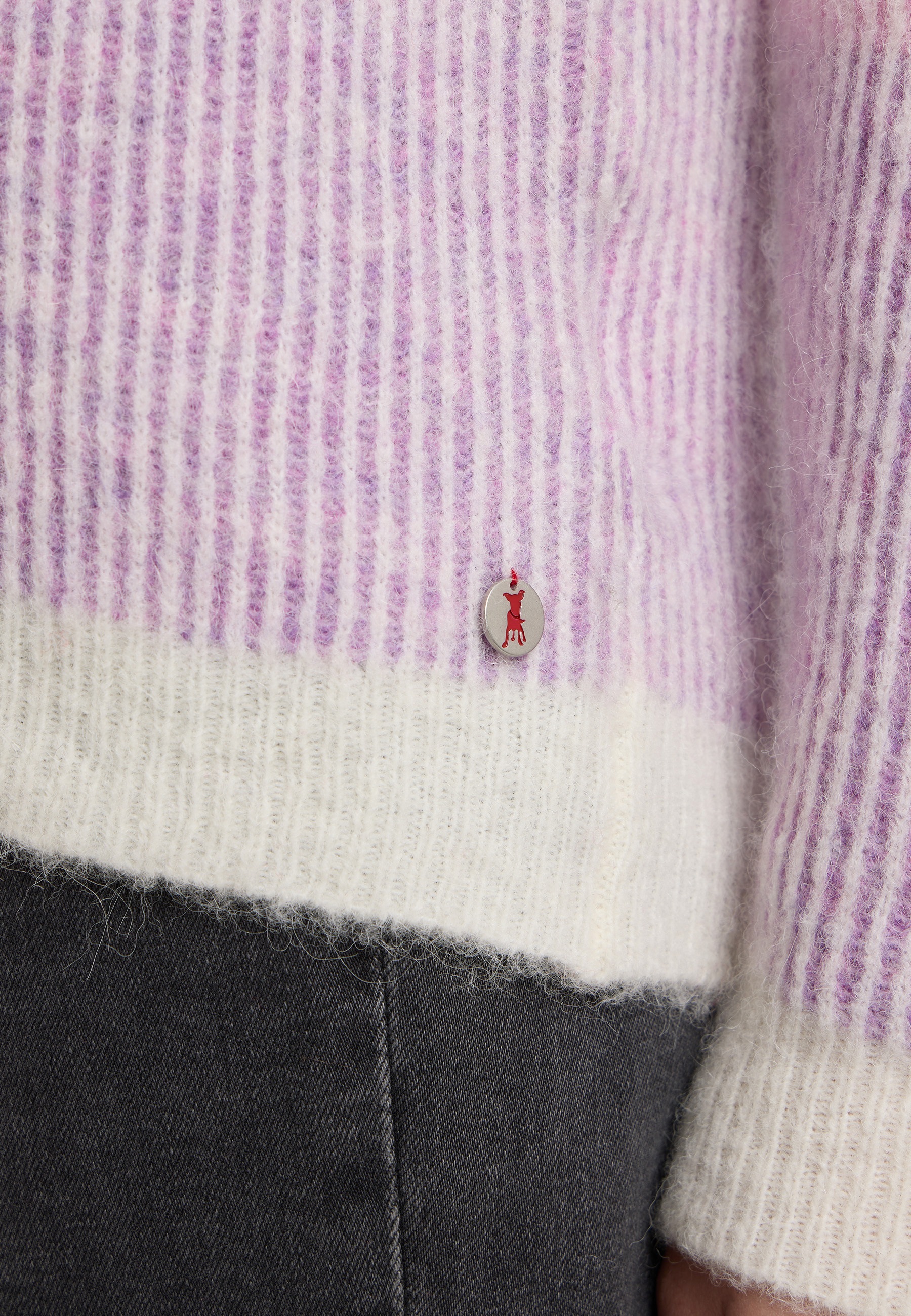 Frieda & Freddies Strickpullover »Pullover«, mit dezenten Farbdetails