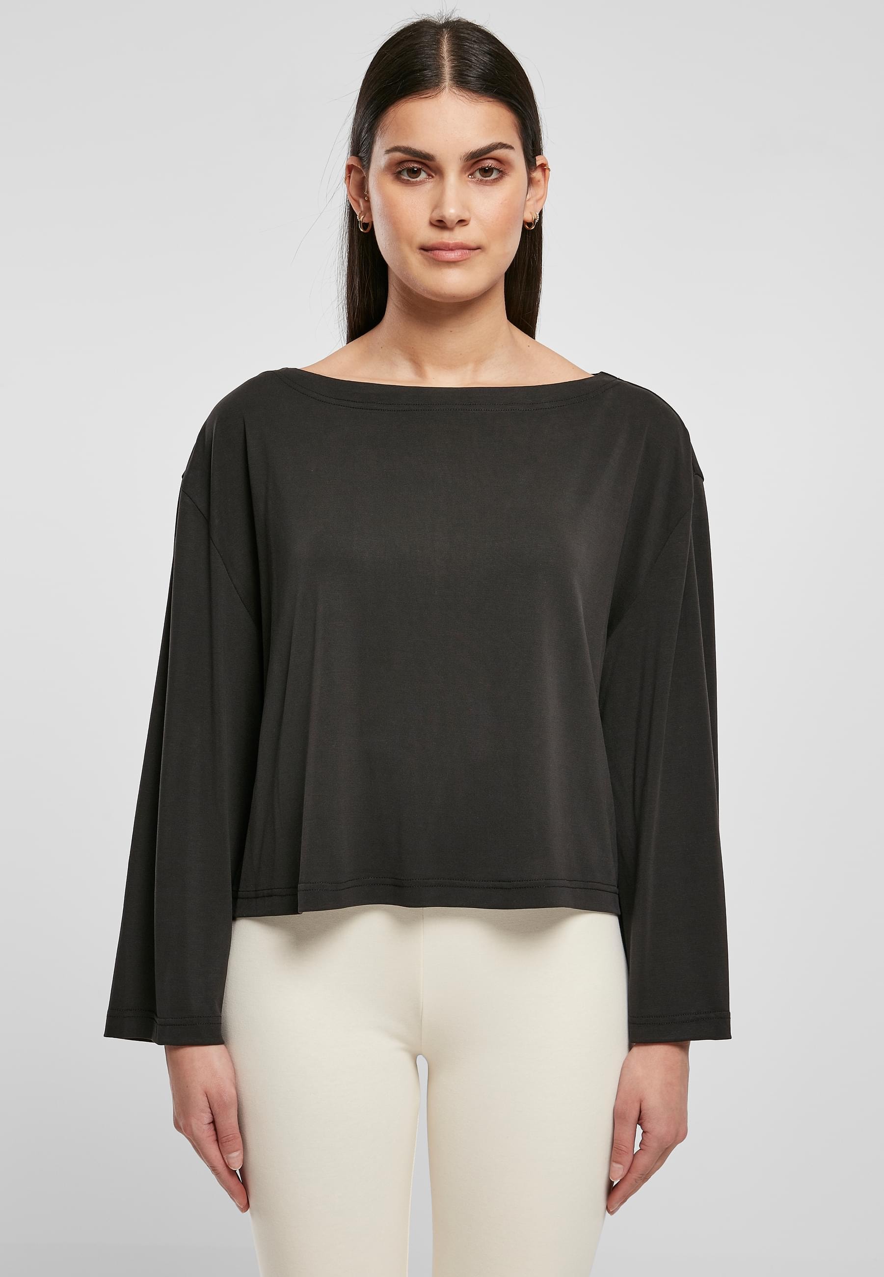 URBAN CLASSICS Langarmshirt »Urban Classics Damen«, (1 tlg.)