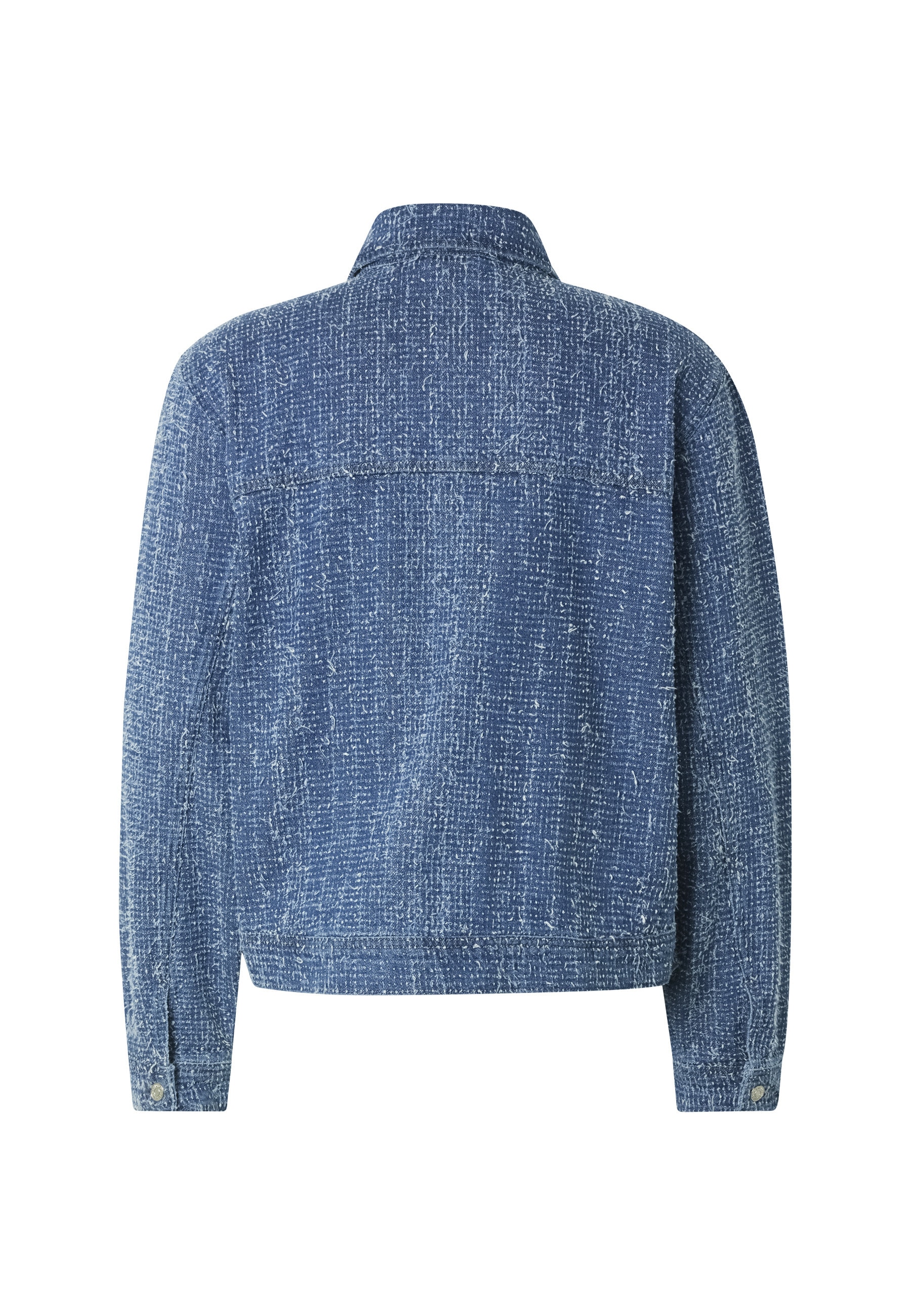 Karl Kani Jeansjacke »Karl Kani Kani Jeans Distressed Zip Denim Jacket« 1 Stk. tlg. ohne Kapuze