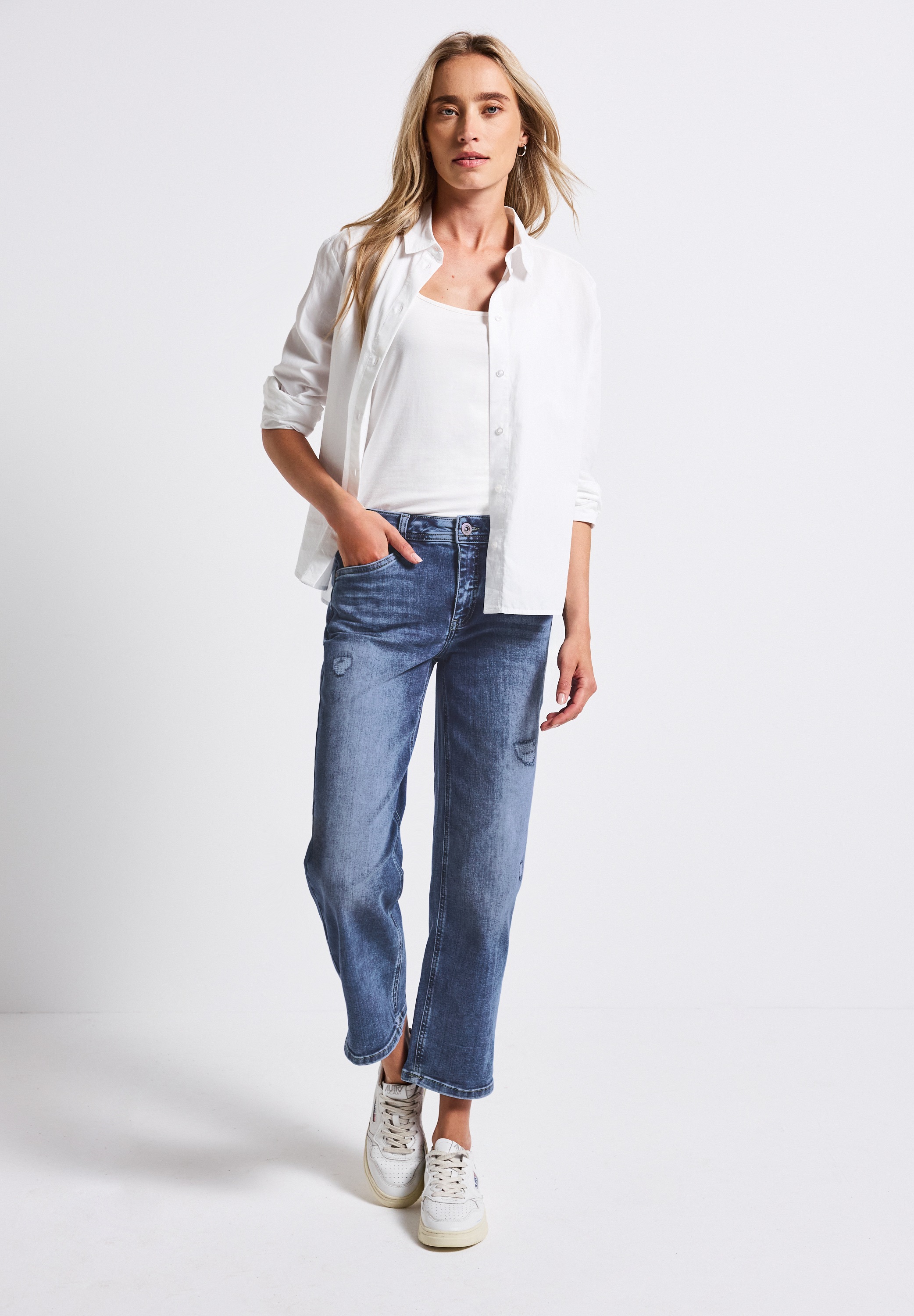 STREET ONE Comfort-fit-Jeans, Middle Waist