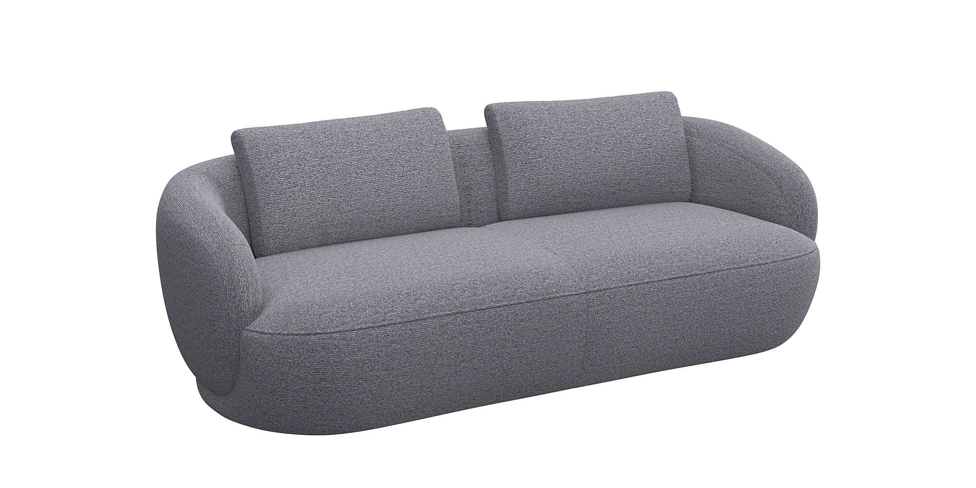 FLEXLUX 3-Sitzer »Torino, rund und bequem, Couch, Dreisitzer, OTTOs Choice«, Modernes, organisches Sofa-Design, Kaltschaum, Wellenunterfederung