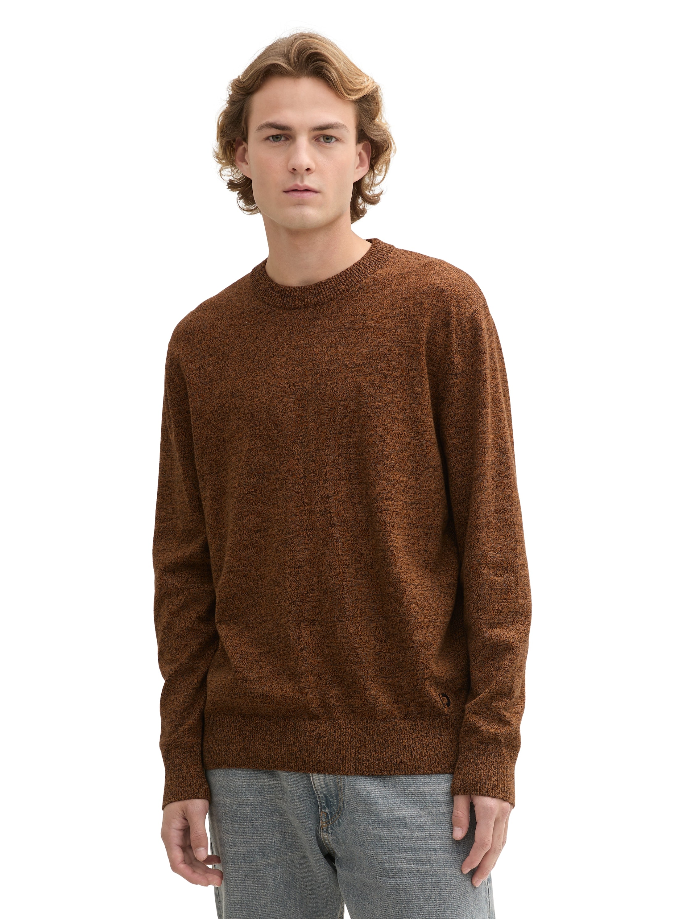 TOM TAILOR Denim Strickpullover, mit Rundhalsausschnitt günstig online kaufen