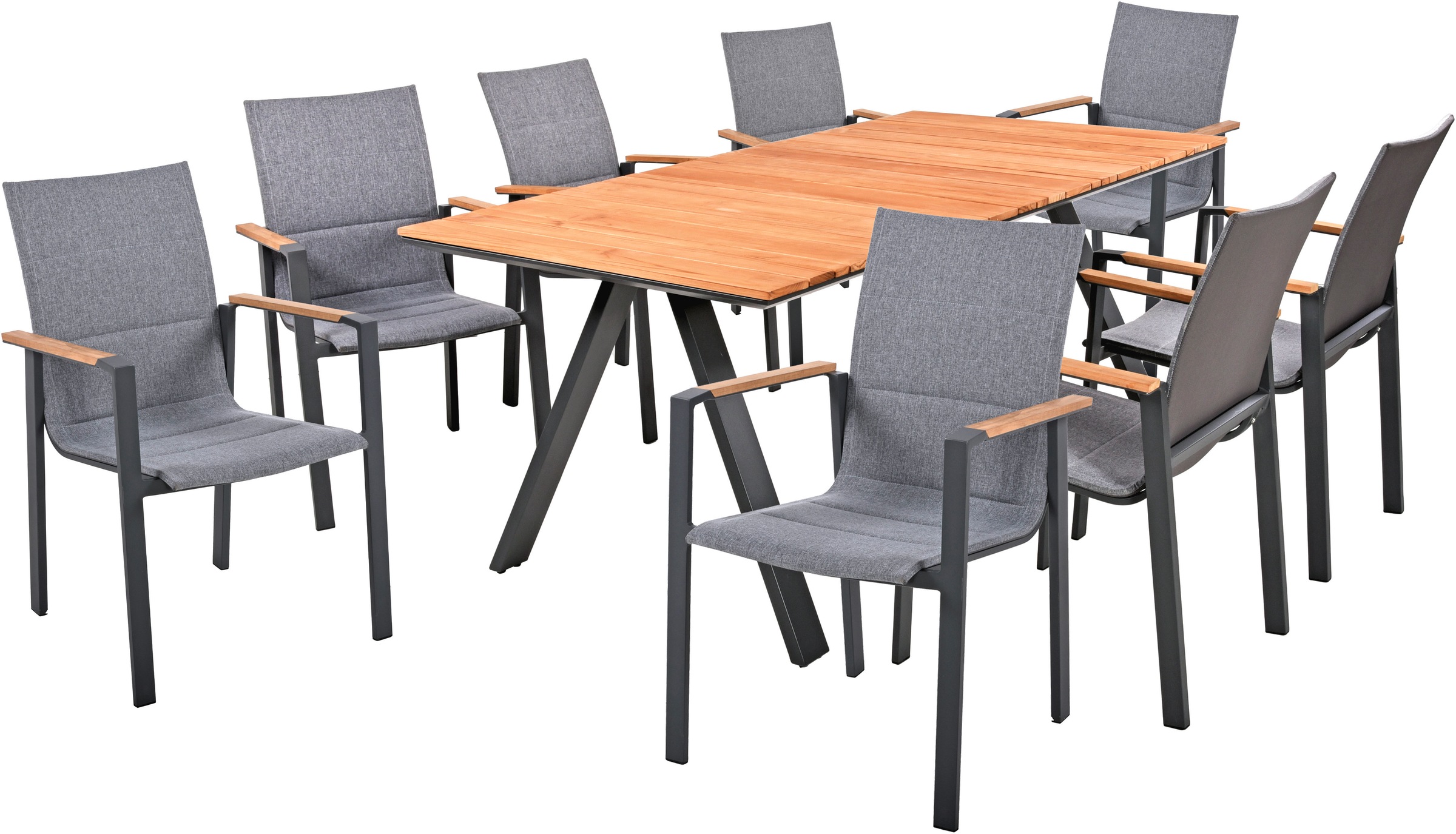 Garten-Essgruppe GARDEN PLEASURE, bunt, Obermaterial: 100% Polyester, Sitzmöbel-Sets, "DAVINA Set 07"