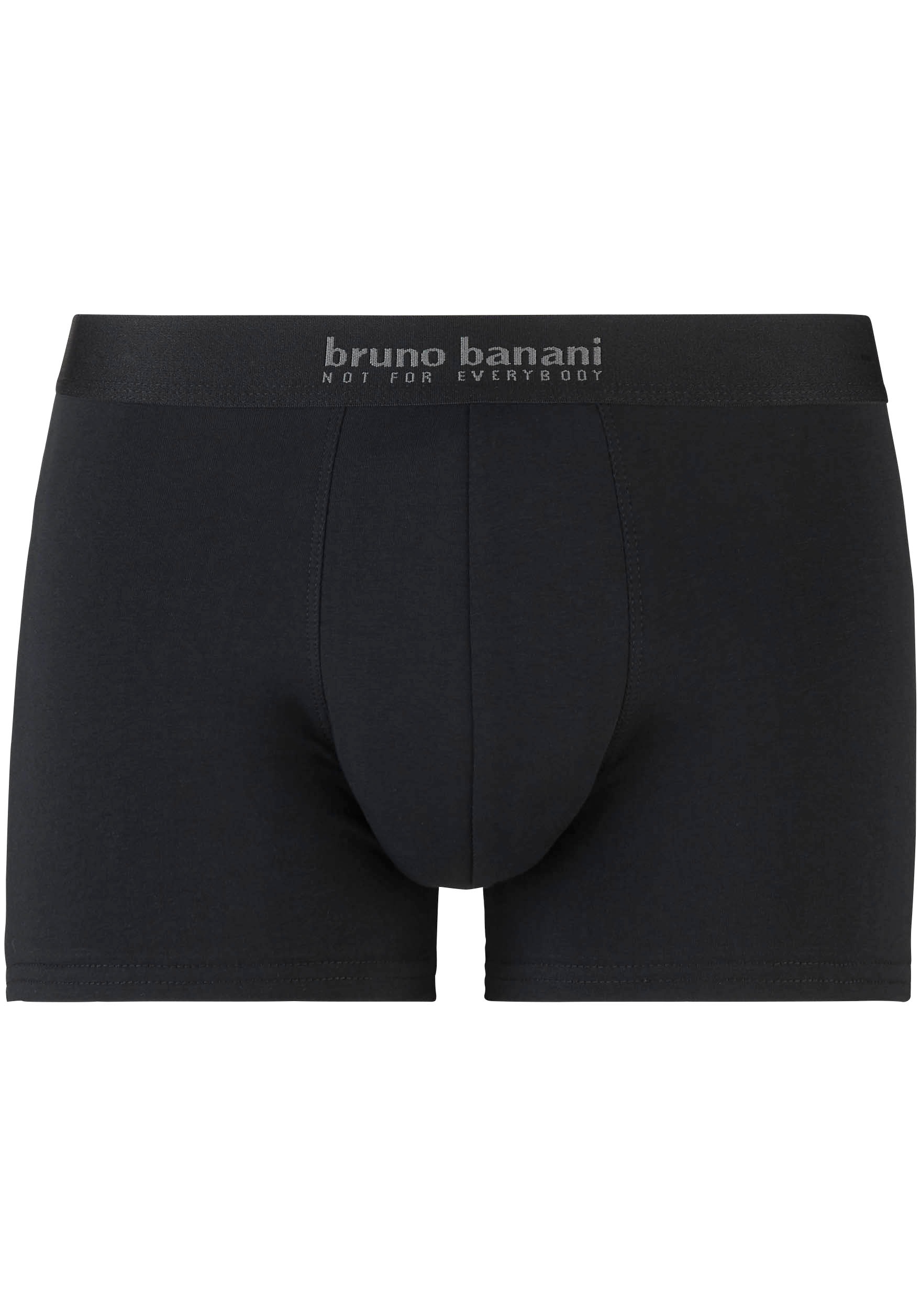 Bruno Banani Boxershorts »Short 3Pack Energy Cotton«, (3er Pack), mit Schriftzug am Bund