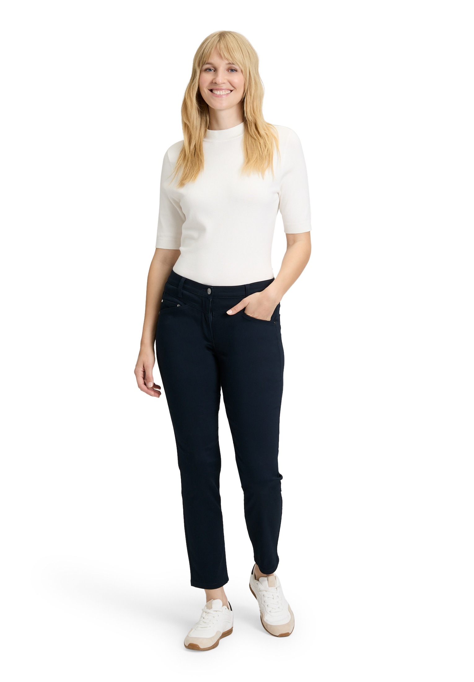 Betty Barclay Stoffhose »Betty Barclay Damen Casual-Hose Slim Fit«, Passenabtrennung