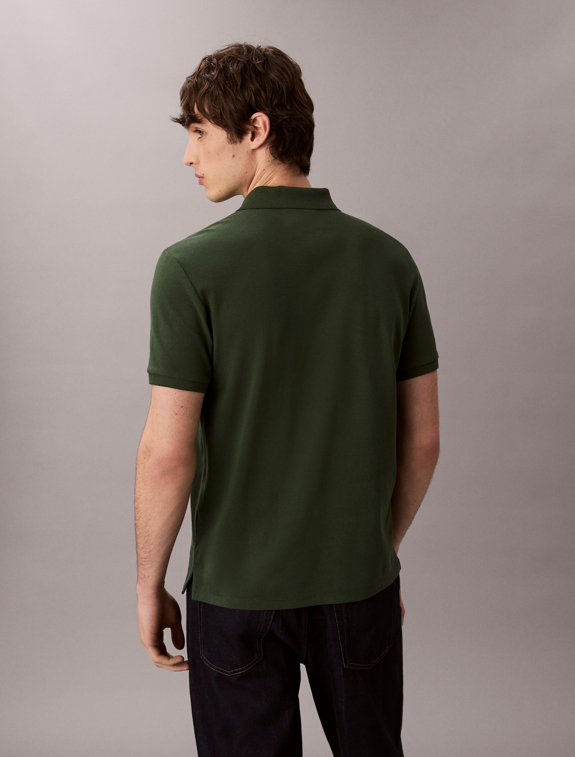Calvin Klein Jeans Poloshirt »SS CASUAL PIQUE CLASSIC POLO«, Mit Rundhalsausschnitt