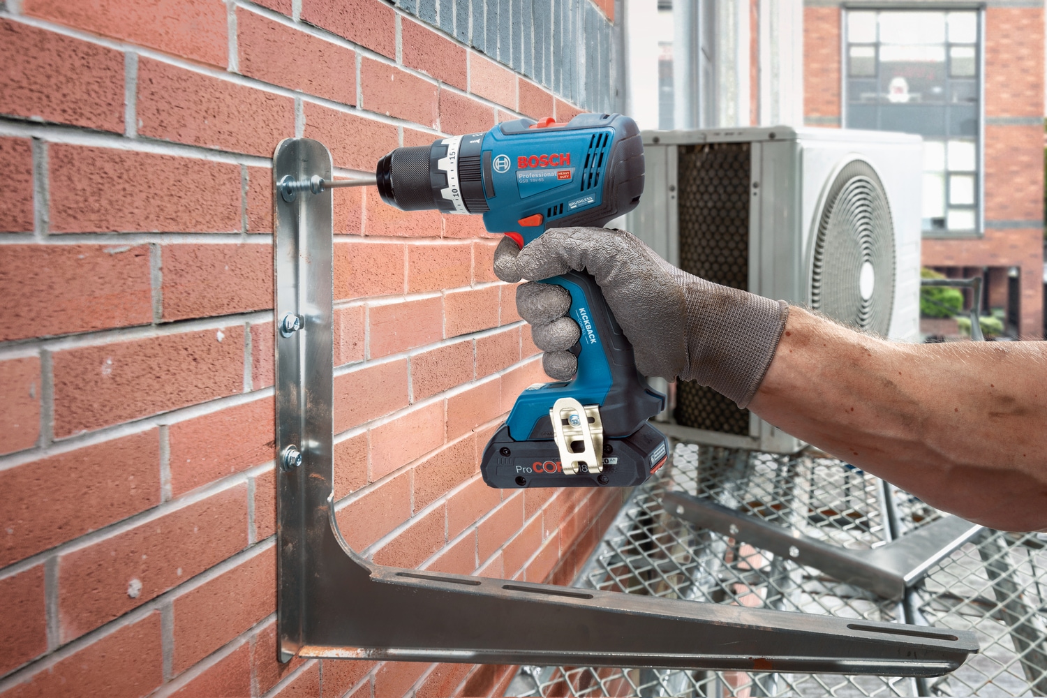 Bosch Professional Akku-Schlagbohrschrauber »»GSB 18V-65««, in L-BOXX-Koffer, ohne Akku, ohne Ladegerät