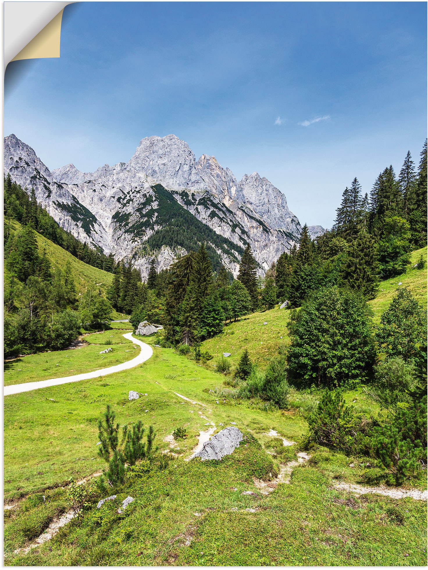 Artland Wandbild "Bindalm im Berchtesgadener Land Bayern", Berge & Alpenbil günstig online kaufen