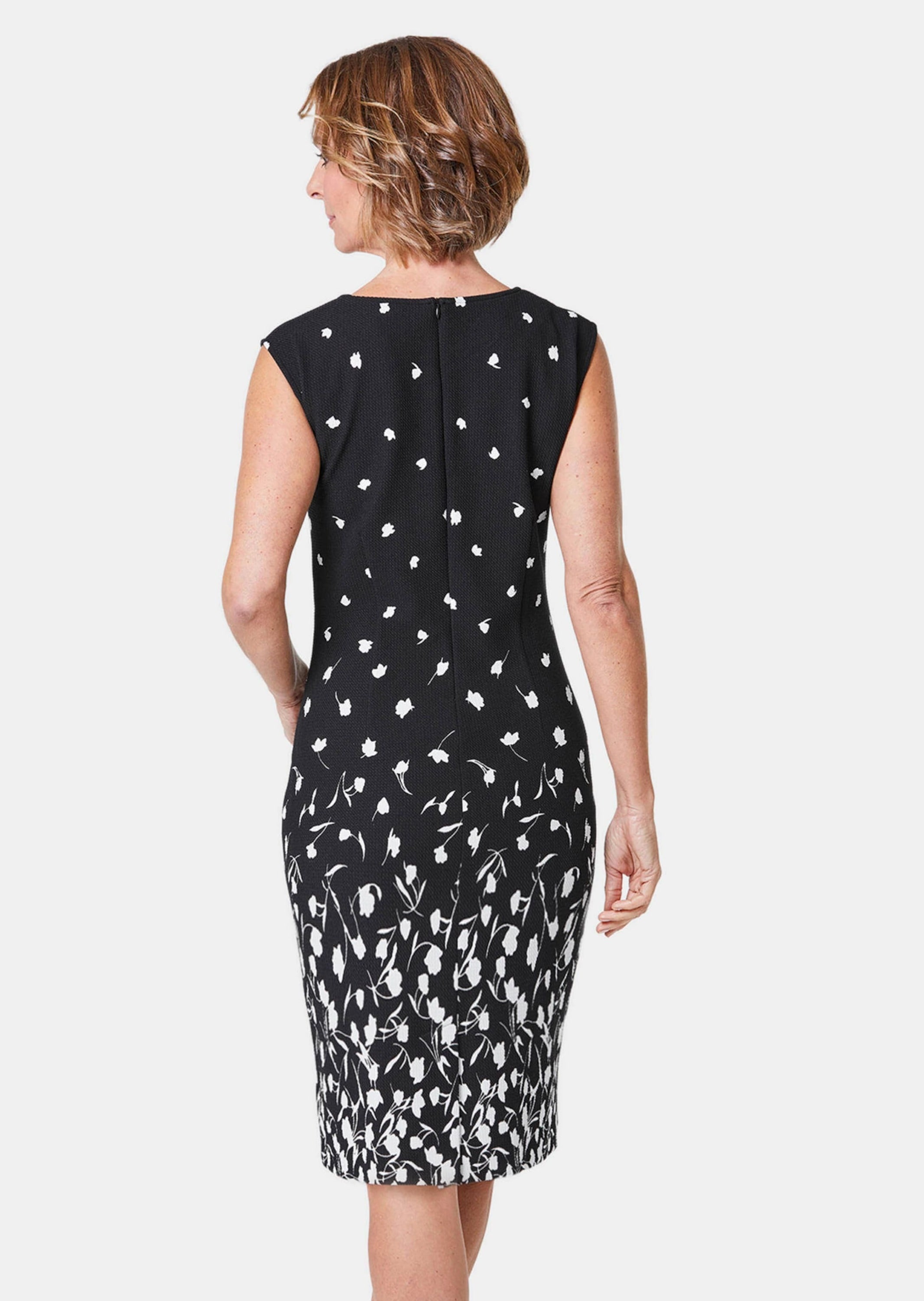 GOLDNER Etuikleid »Druckkleid Elegantes Kleid mit modischem Druck«