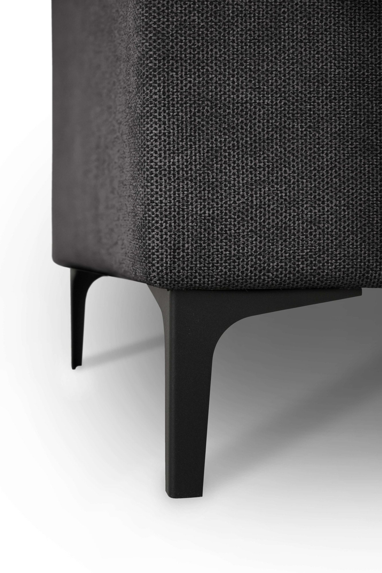 Home affaire Ecksofa »Tournon, L-Form, Breite 262 cm, Webstoff, Chenille«, Designsofa im nordischen Stil, Wellenunterfederung, Metallfüße