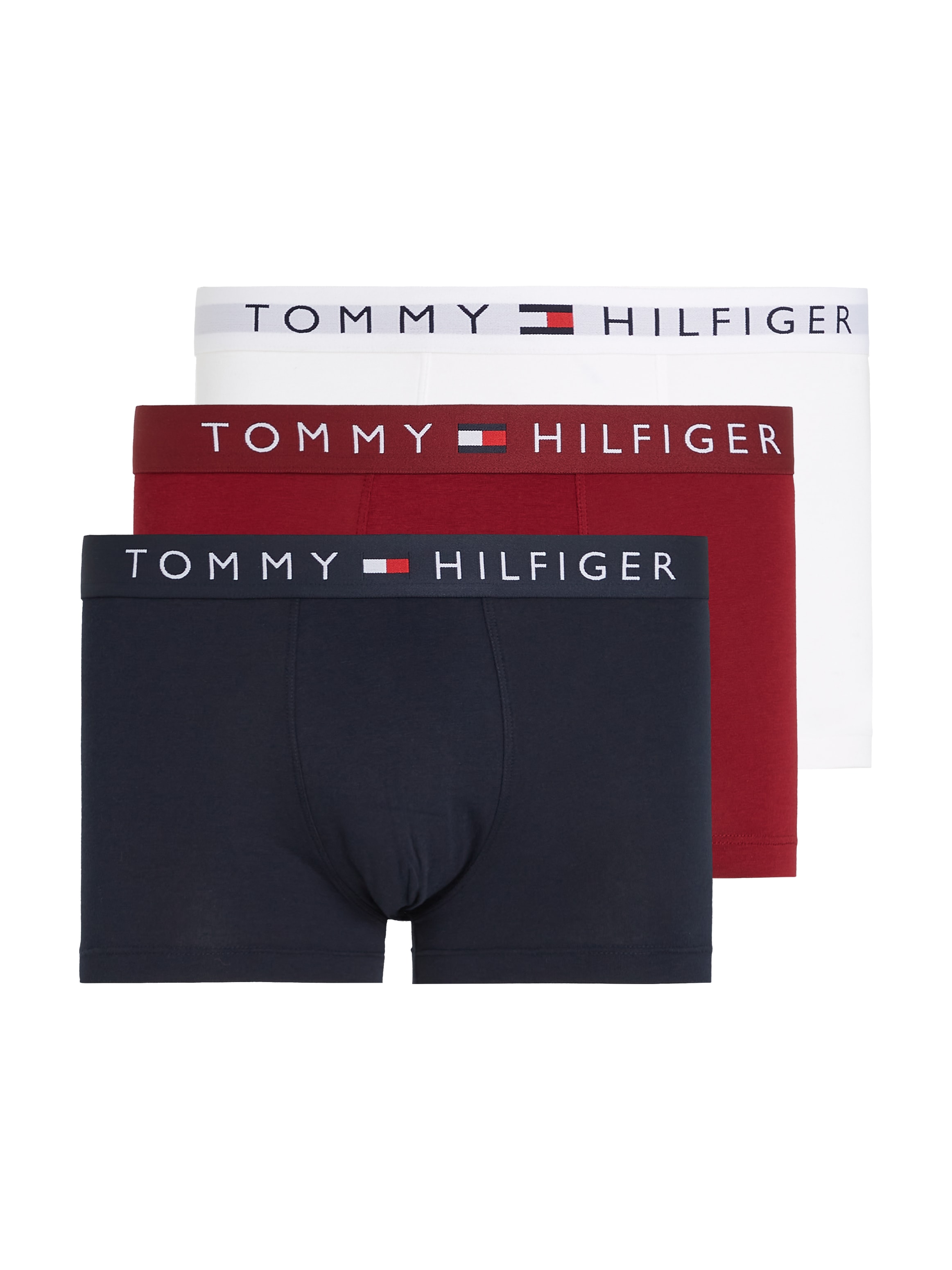 Tommy Hilfiger Underwear Trunk »3P TRUNK WB«, (Packung, 3 St., 3er), mit Logobund