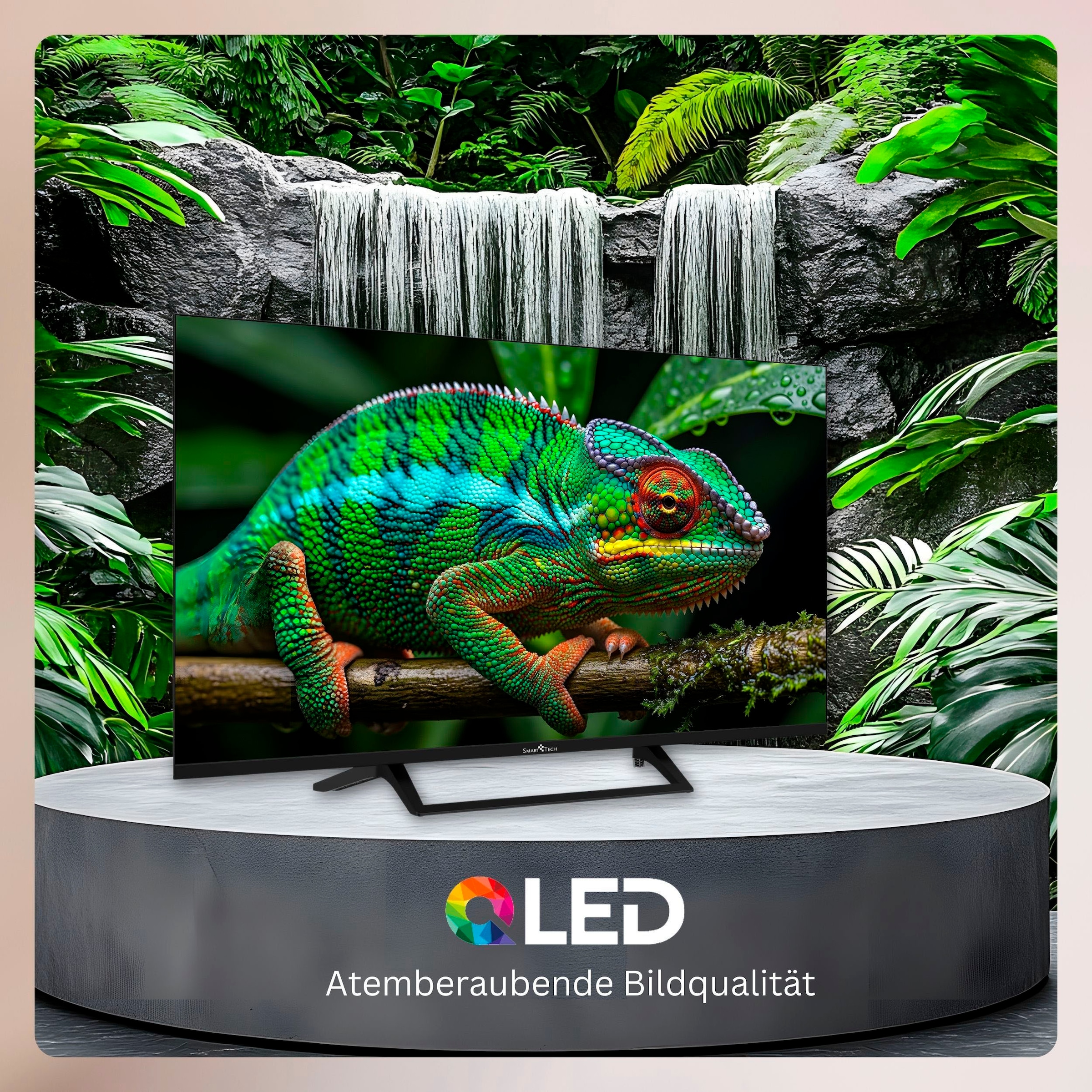 Smart Tech QLED-Fernseher »43QH02V« 108 cm/43 ″ Smart-TV