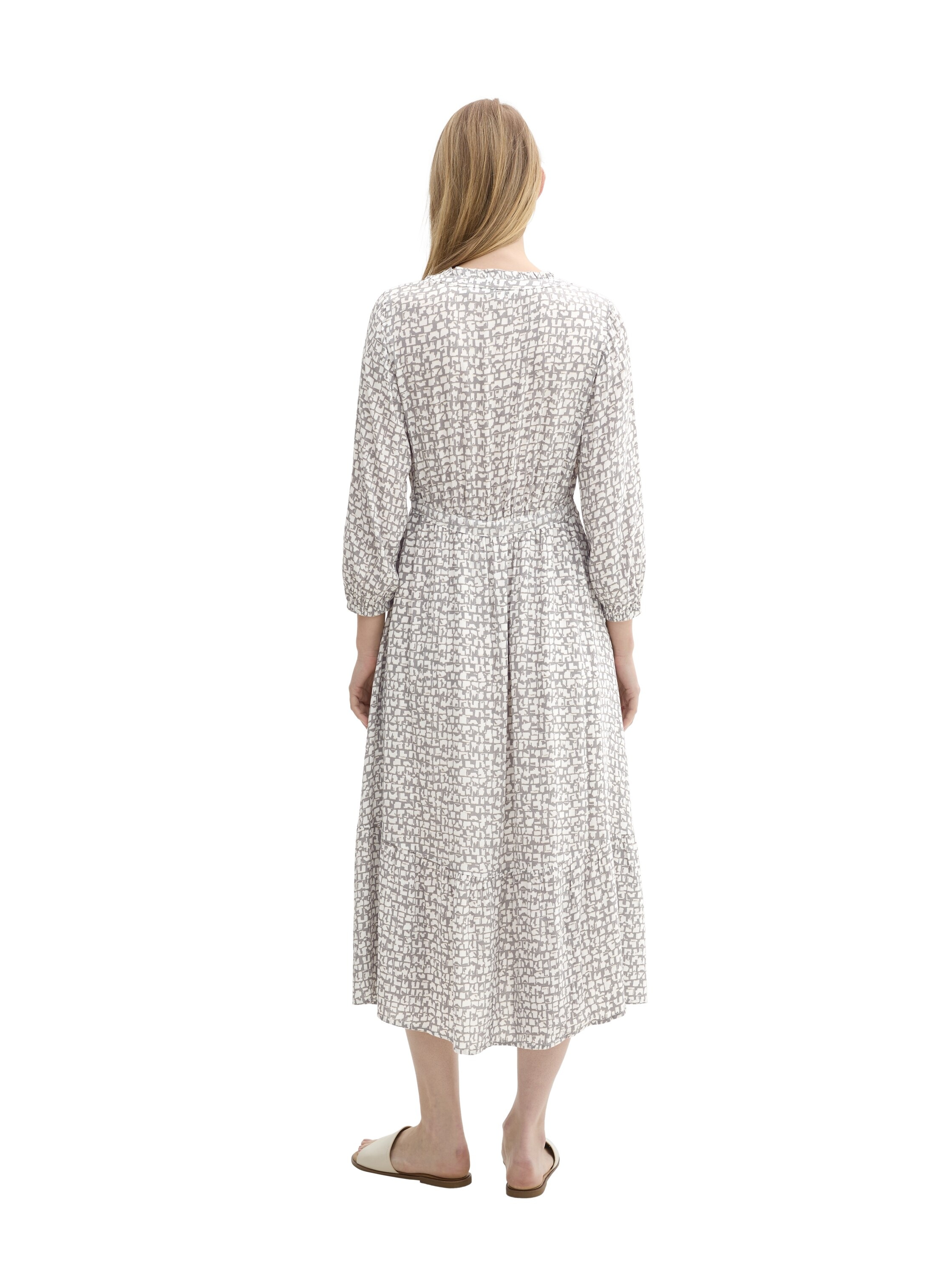 TOM TAILOR Maxikleid Ohne Taschen mit LENZING(TM) ECOVERO(TM) günstig online kaufen