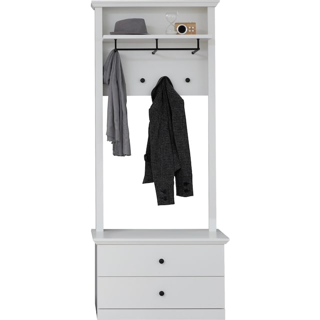 trendteam Garderoben-Set »Baxter«, (Set, 2 St.), zeitloser Landhausstil,  mit Vollauszug bestellen | BAUR