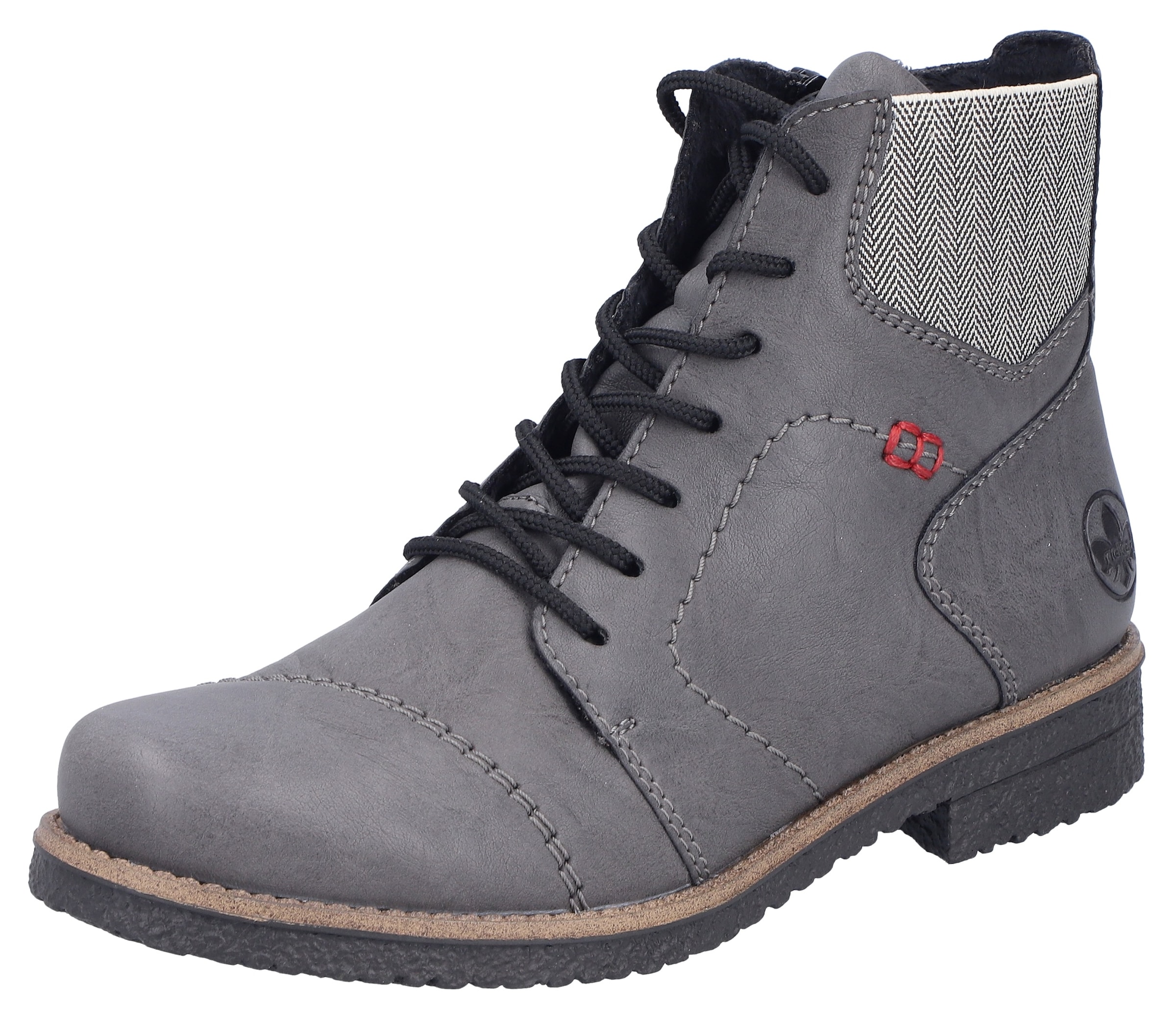 Rieker Schnürstiefelette, Schnürboots, Herbststiefelette, Blockabsatz, mit günstig online kaufen