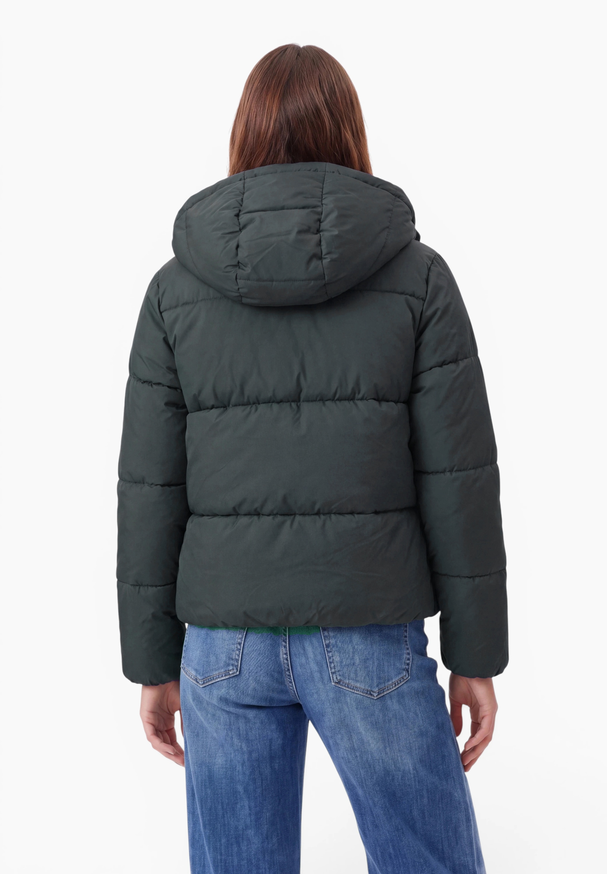 STREET ONE STUDIO Steppjacke mit Kapuze mit moderner Steppung