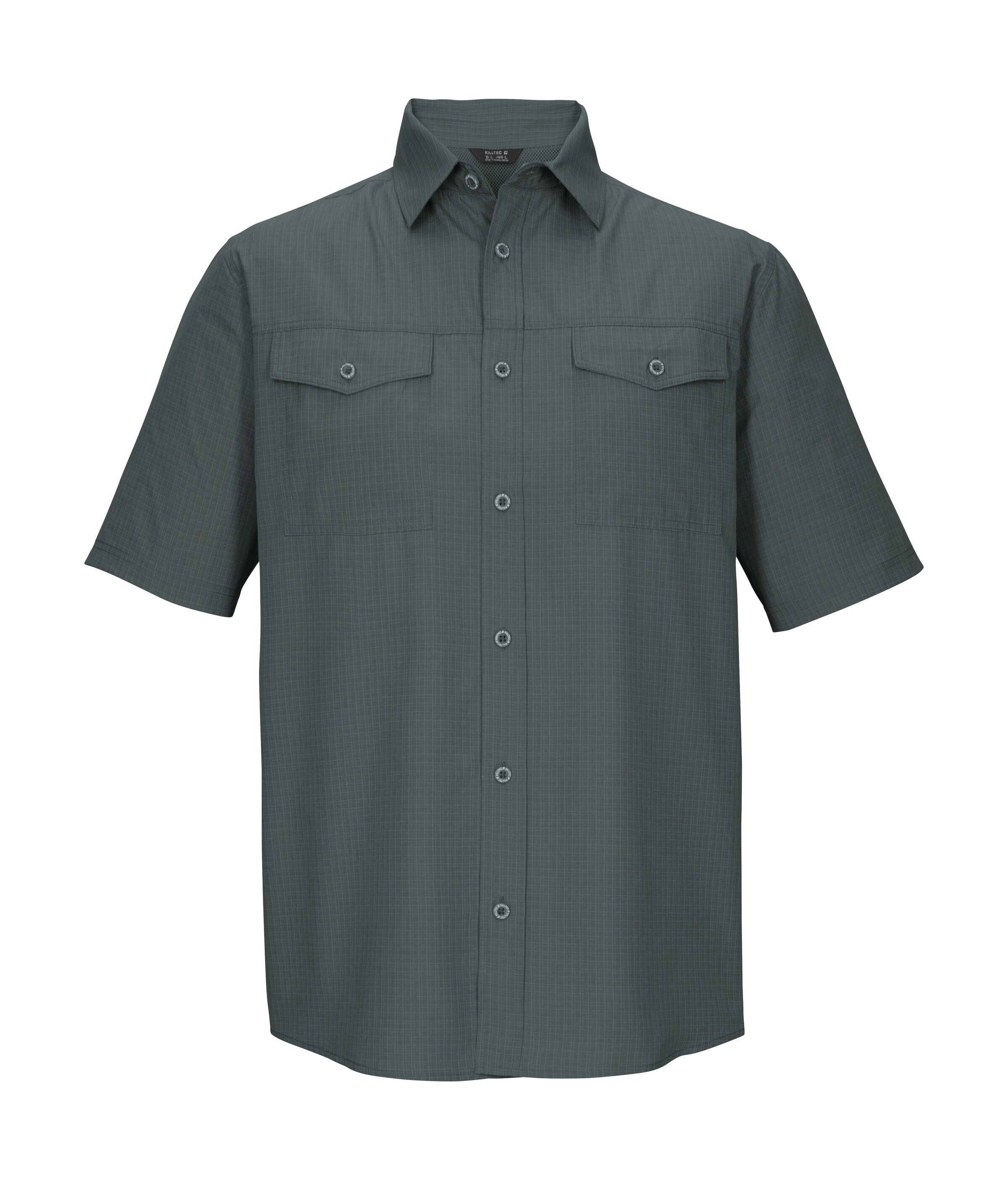 Killtec Funktionshemd "KOS 63 MN WVN SHRT" Schnelltrocknendes Herrenhemd mi günstig online kaufen