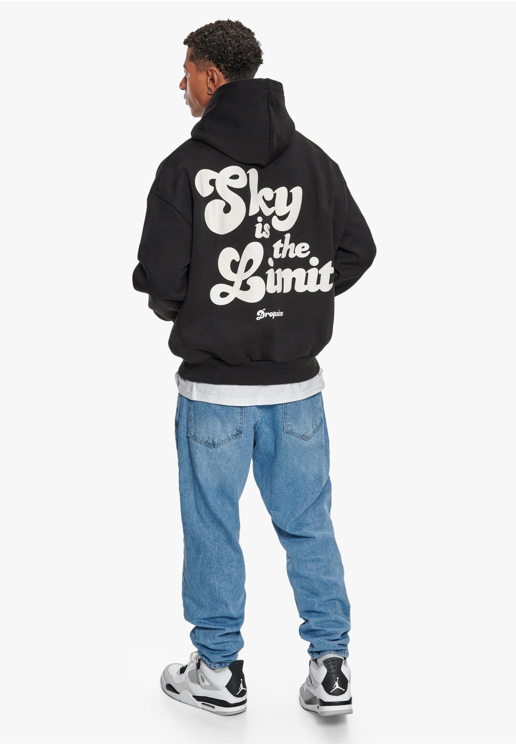 Dropsize Kapuzensweatshirt »Dropsize Herren Dropsize Heavy Oversize Sky iSthe Limit Hoodie«, (1 tlg.)