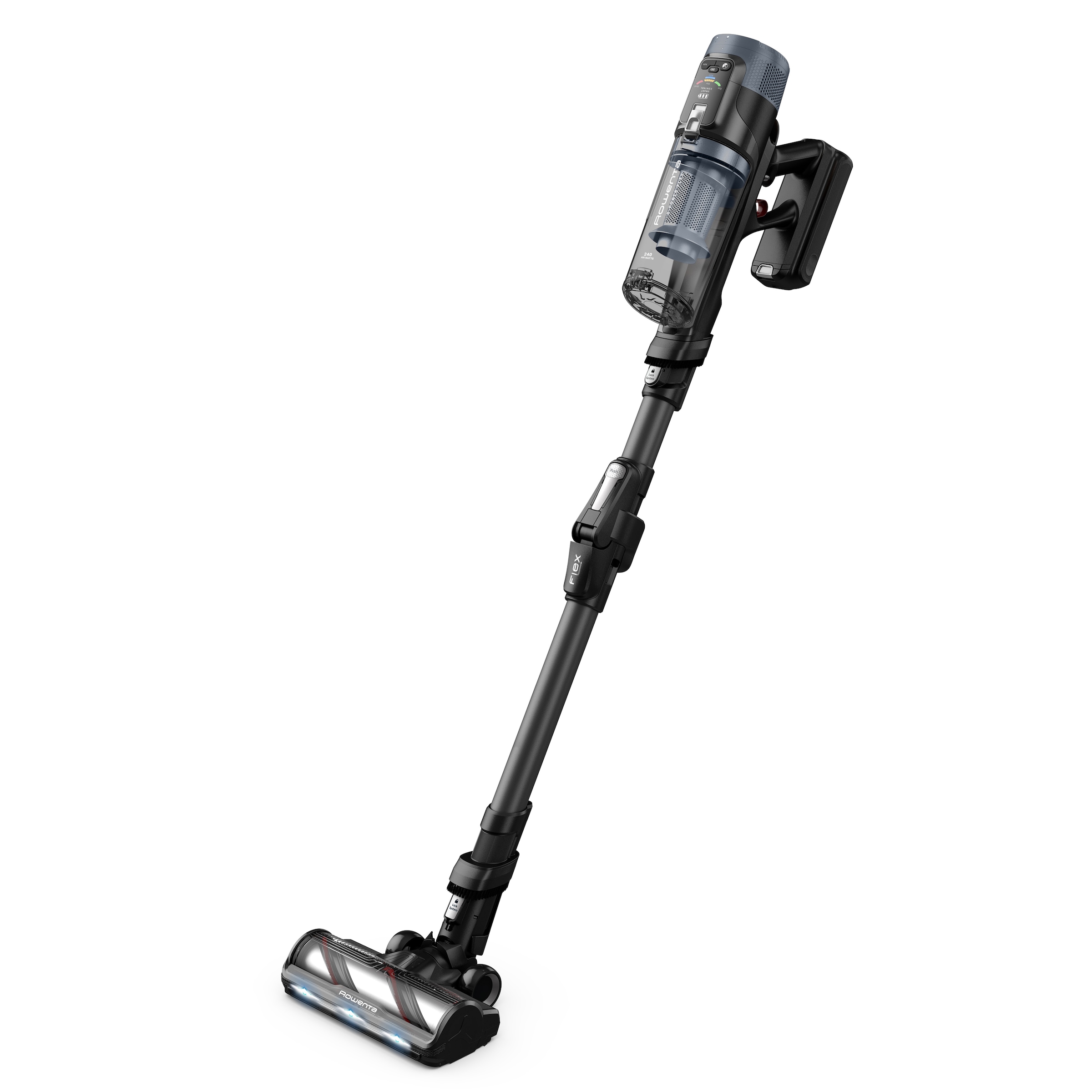 Rowenta Akku-Hand-und Stielstaubsauger »X-Force Flex 14.80 RH9B36«, 240 AW, Smart Control Display, 90 Min. Autonomie, Flex-Technologie