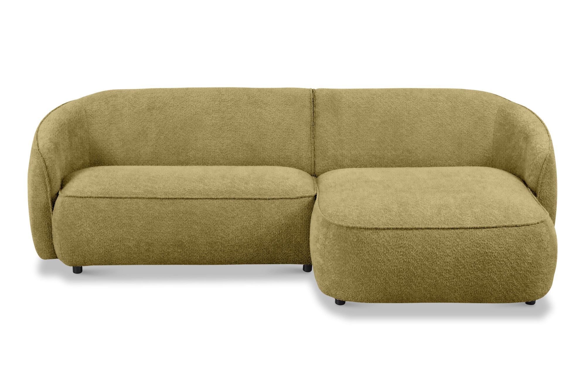 INOSIGN Ecksofa »Cosigo«, Breite 246 cm, 2 Chenille-Stoffe zur Auswahl, mit Kaltschaum
