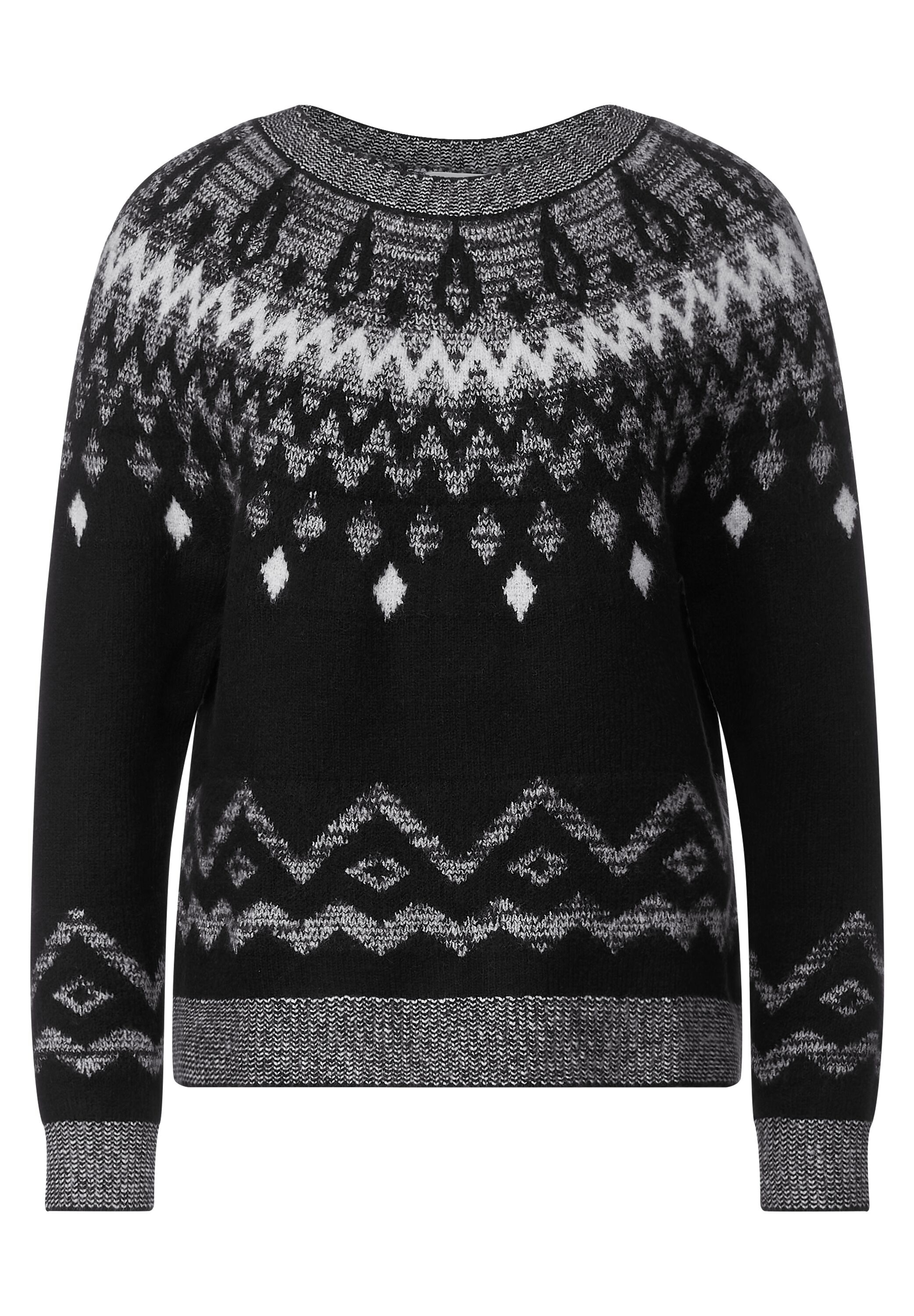 STREET ONE Strickpullover, mit Rundhalsausschnitt