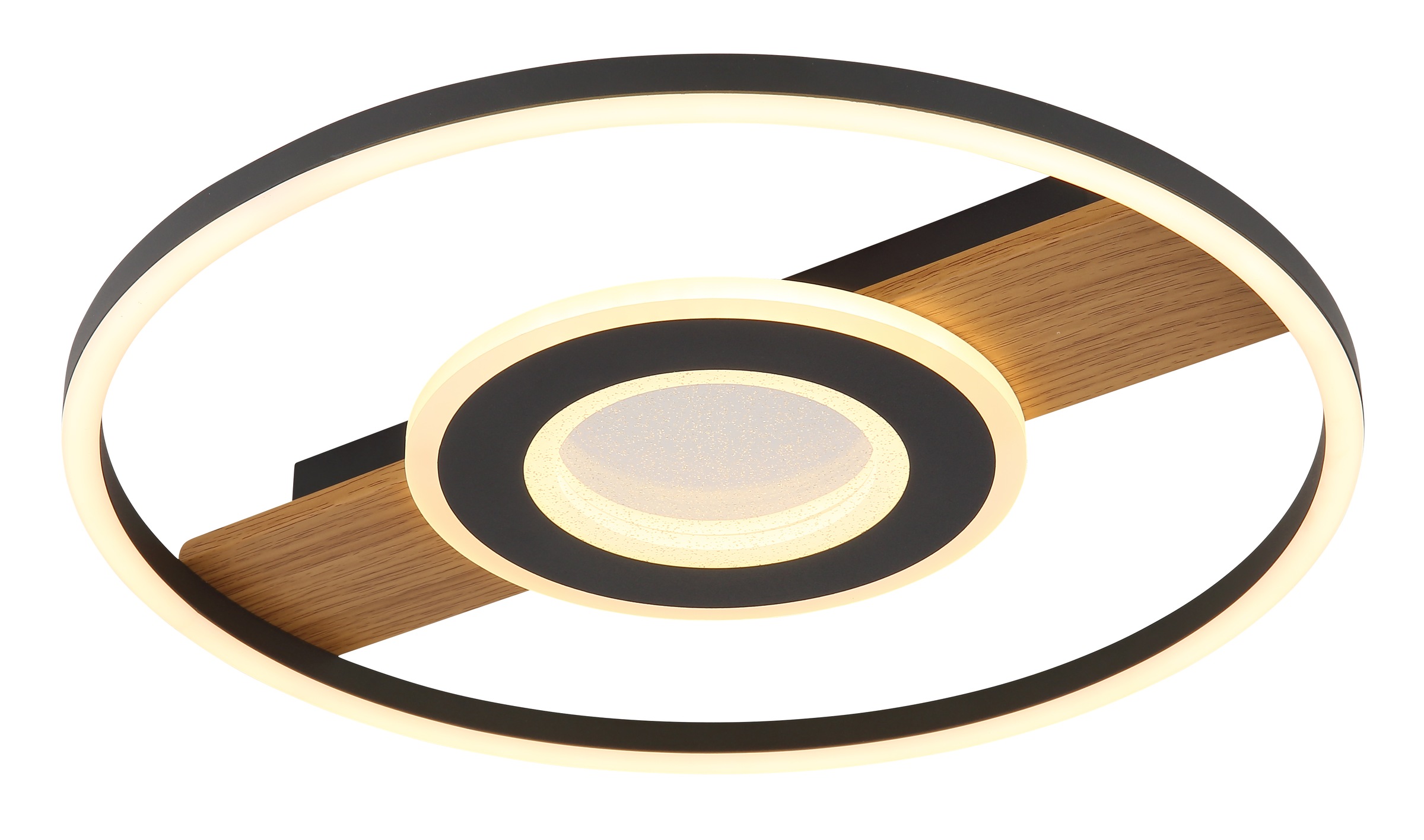 GLOBO LIGHTING Deckenleuchte »PIKARA« LED-Modul 1 Stk. Warmweiß Deckenlampe Wohnzimmer-Leuchte Schlafzimmer-Leuchte Flur Küche